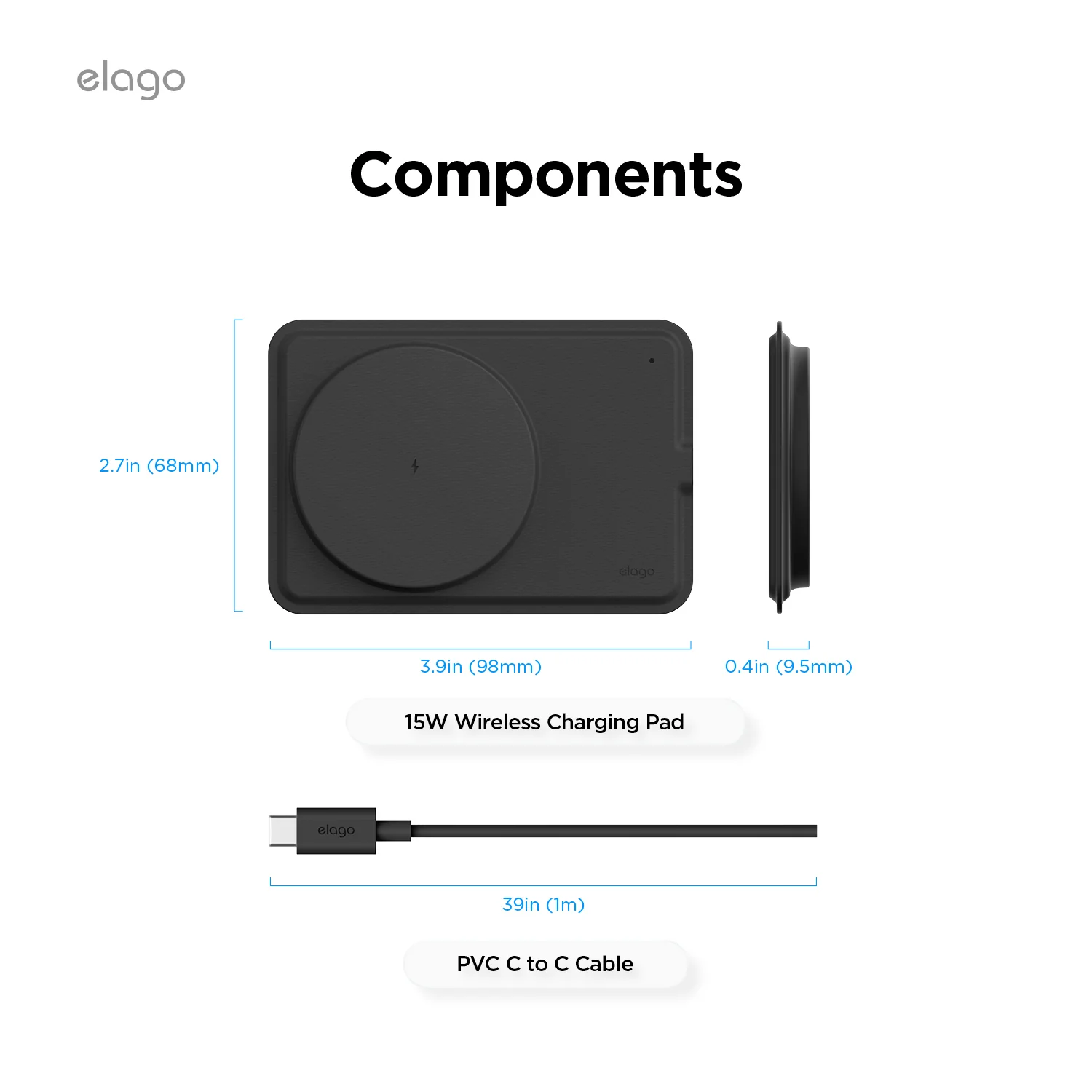 15W MagSafe Wireless Charging Pad [5 Colors] - Image 11