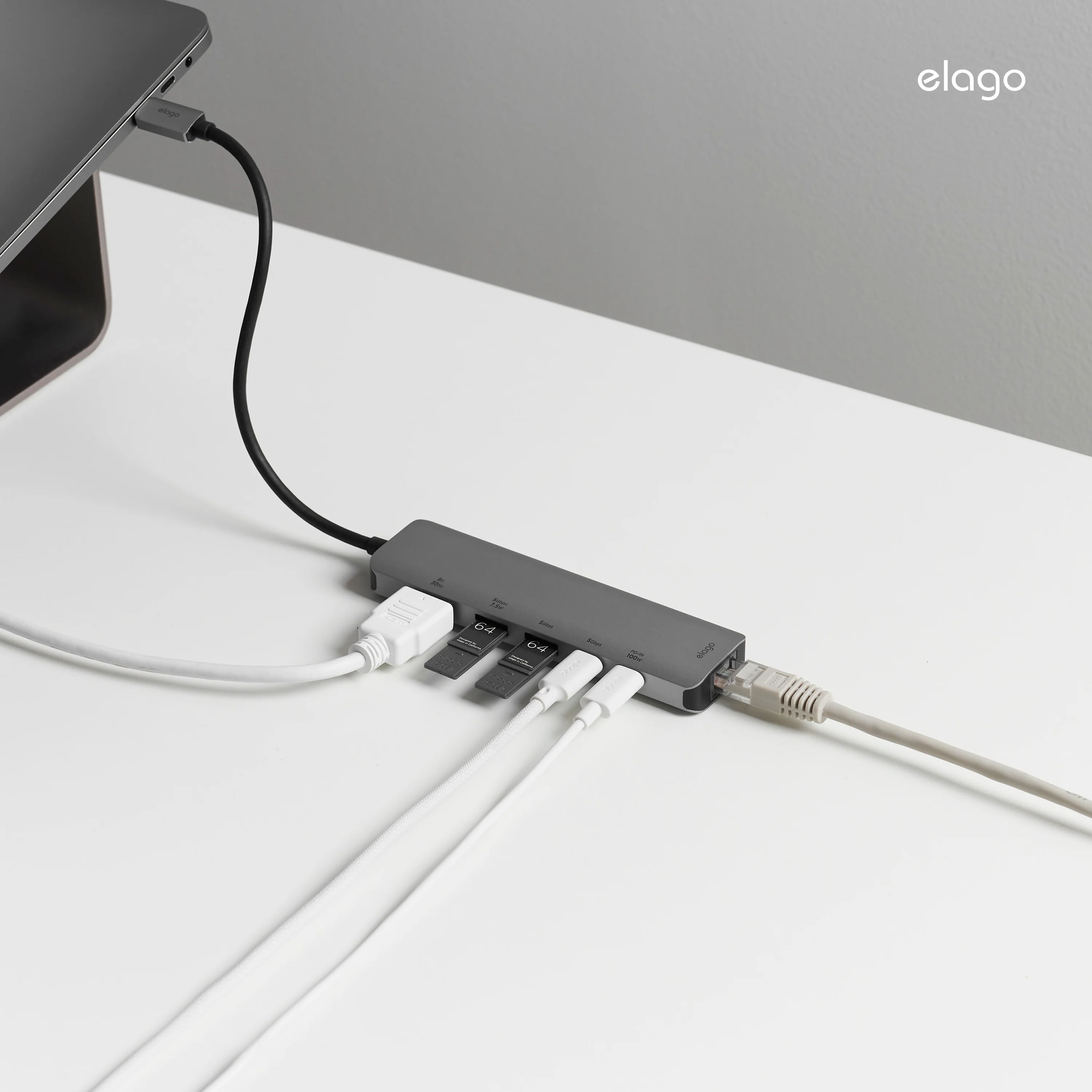 6 in 1 Ethernet HDMI Multi Hub USB-C (2nd) - Image 7