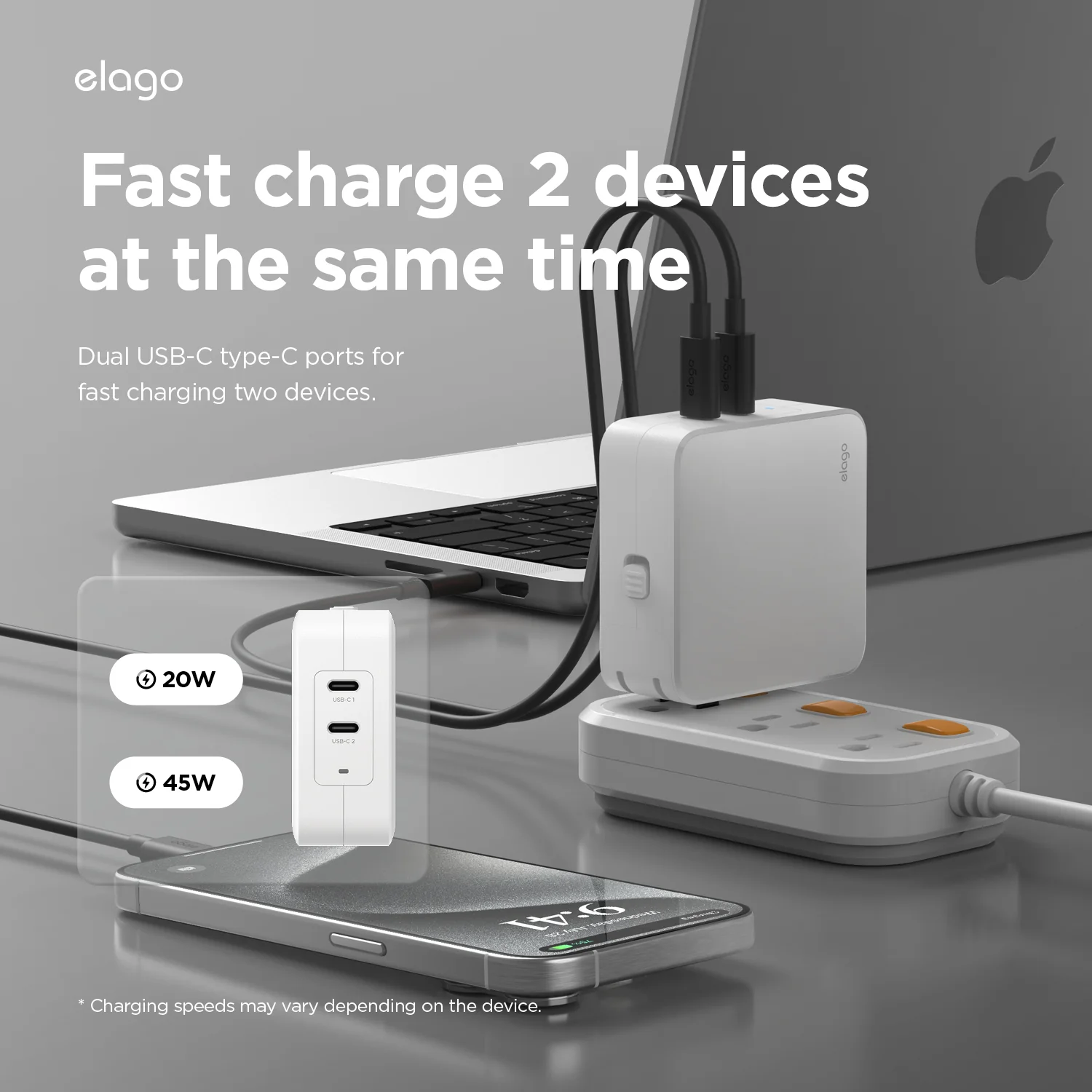 65W Dual USB-C Universal Power Adapter - Image 4