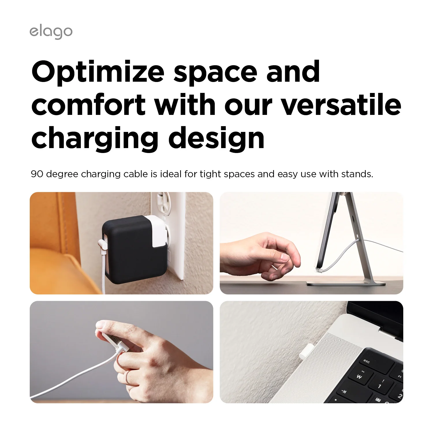 90 Degree USB C to C Cable [2M] [2 Colors] - Image 4