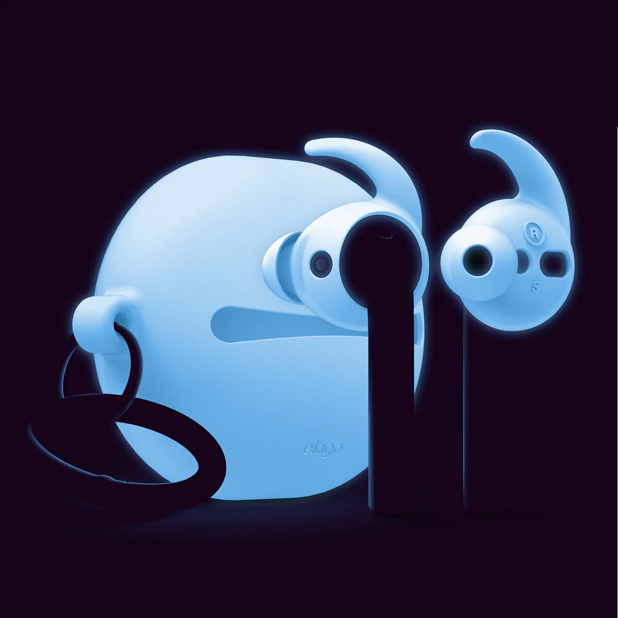Earbuds Hook Cover with Carrying Pouch [3 Colors] - Image 3