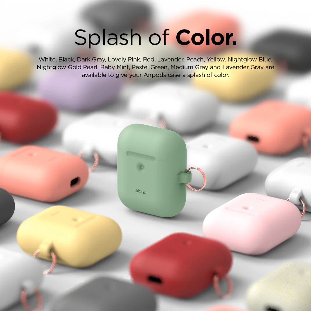 Silicone Hang Wireless Charging Case [12 Colors] - Image 7