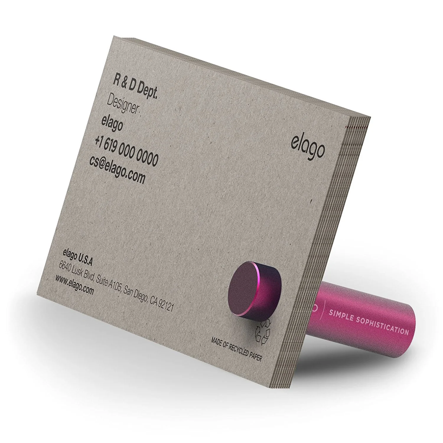 Aluminum Magnetic Holder for Business Cards and Photos - Image 3