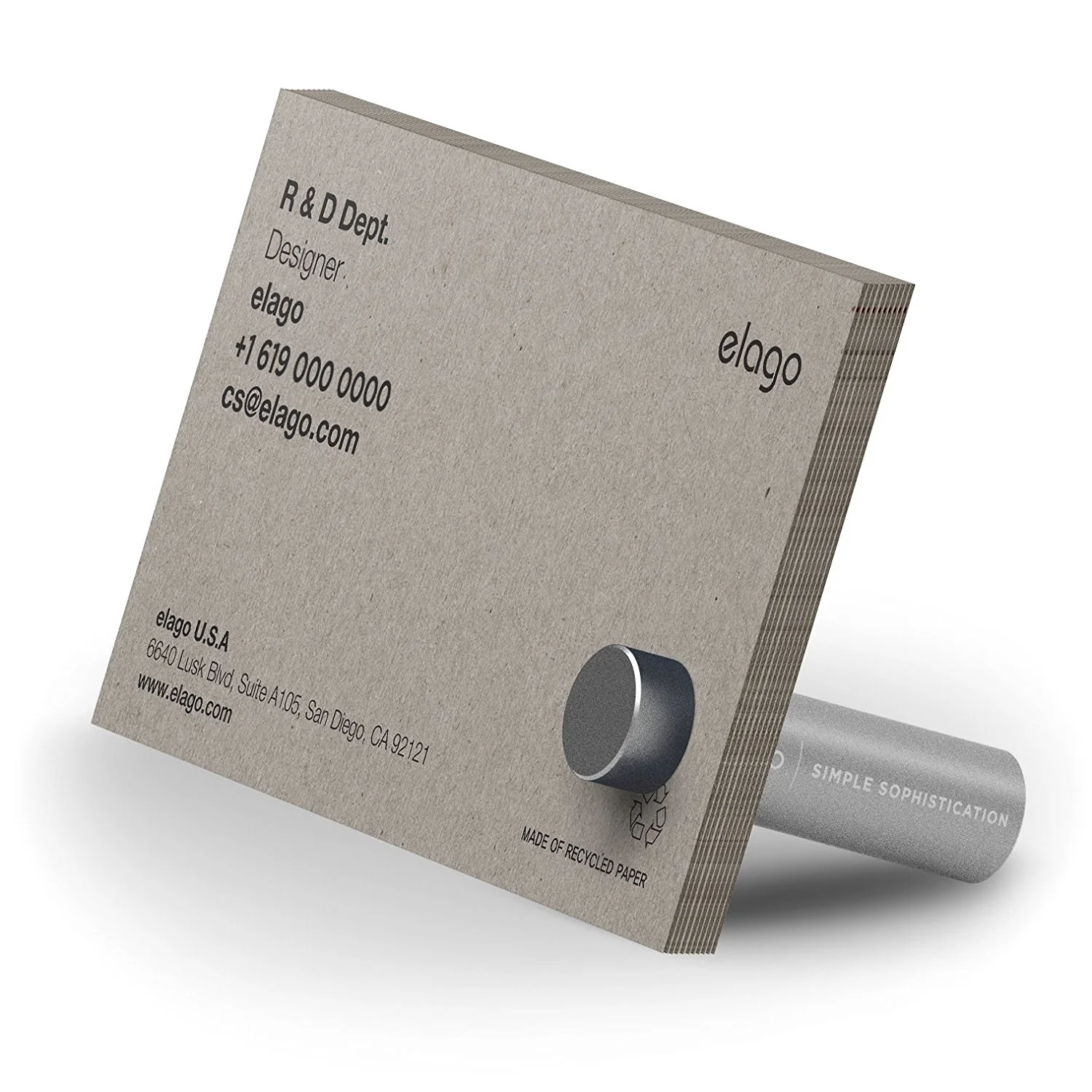 Aluminum Magnetic Holder for Business Cards and Photos - Image 4