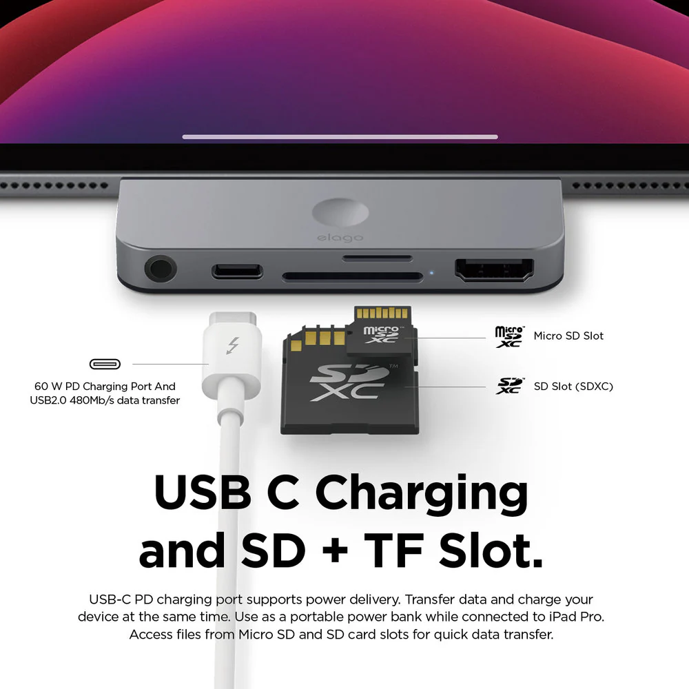 Aluminum Type-C Pocket Pro Hub Adapter [2 Colors] - Image 6