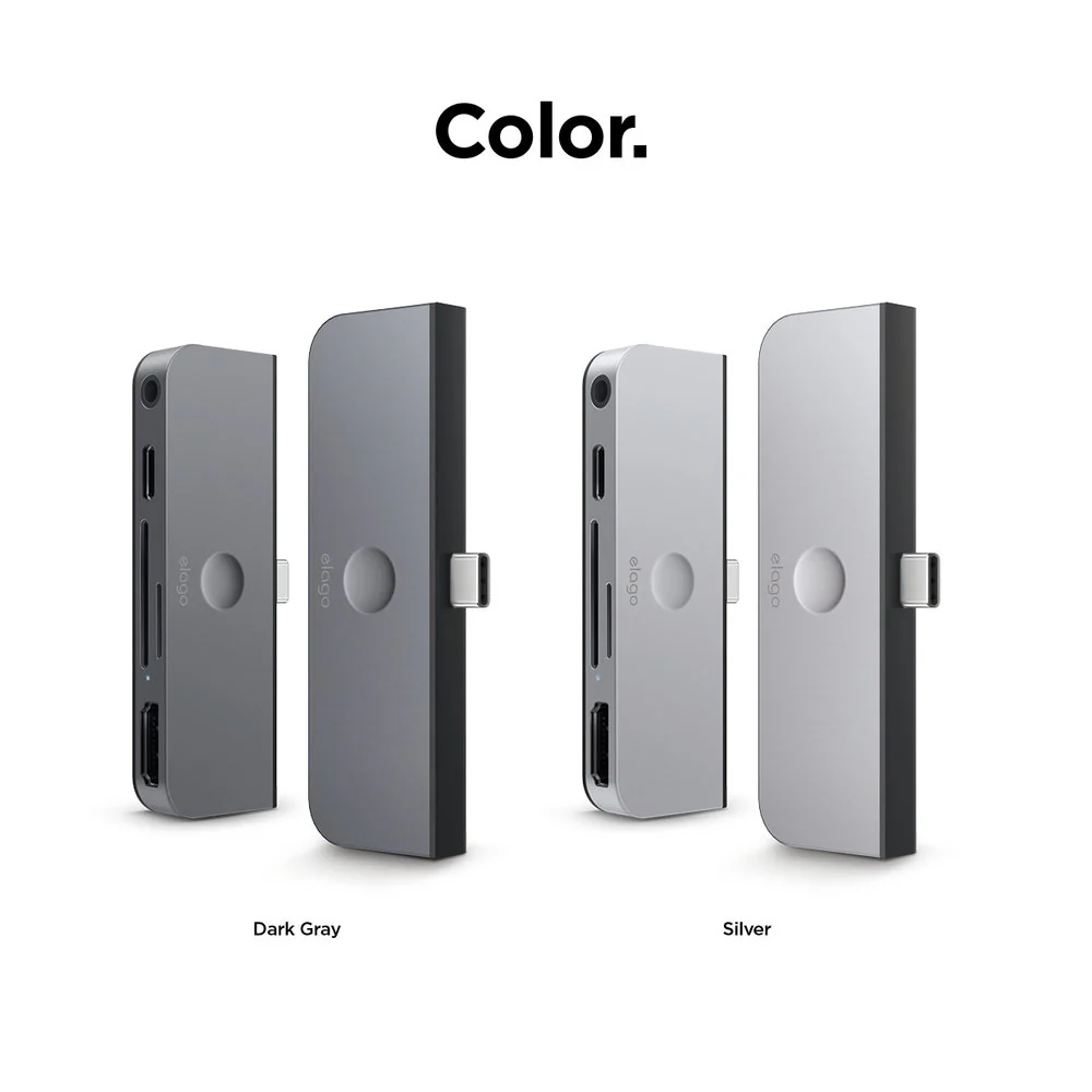 Aluminum Type-C Pocket Pro Hub Adapter [2 Colors] - Image 9