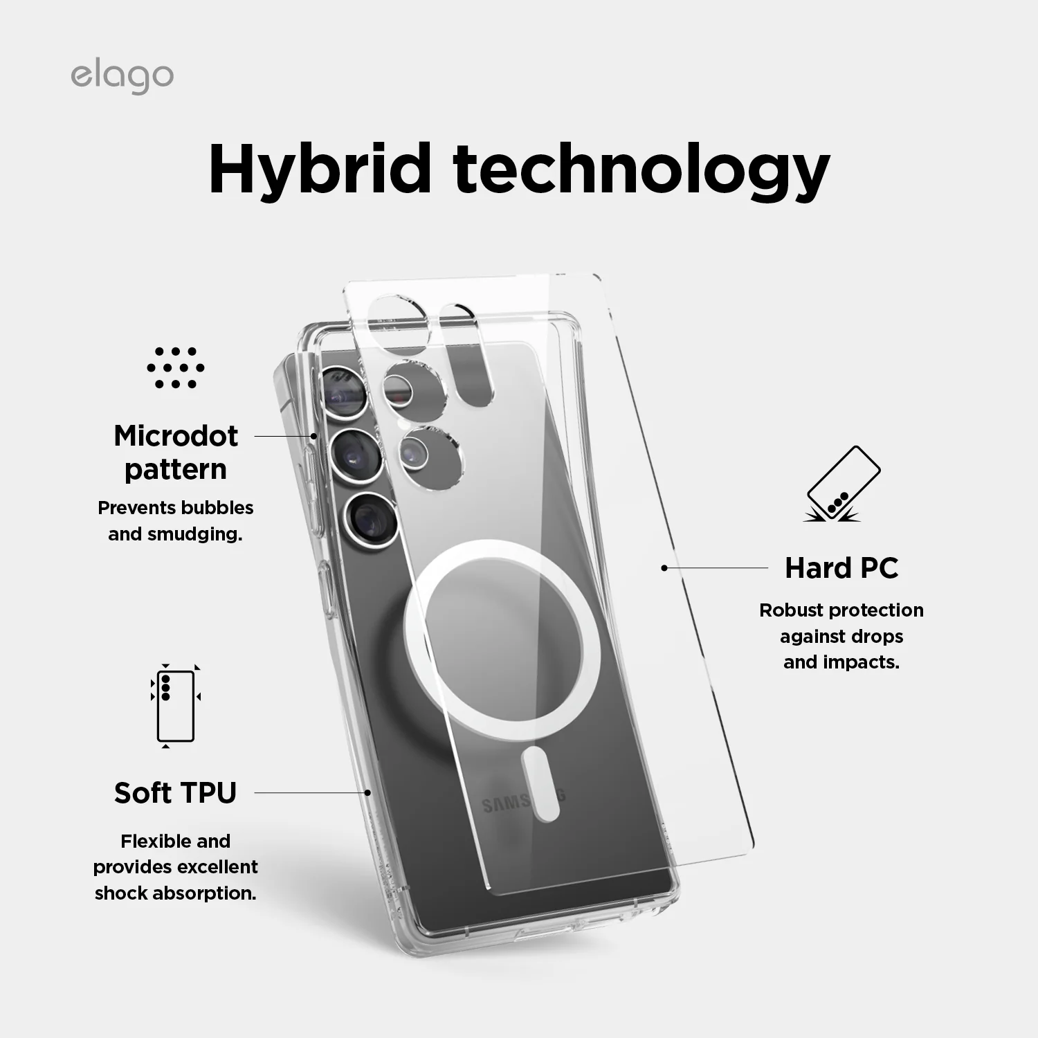 AMP Monthly elago MagSafe Hybrid Clear Case - Image 5