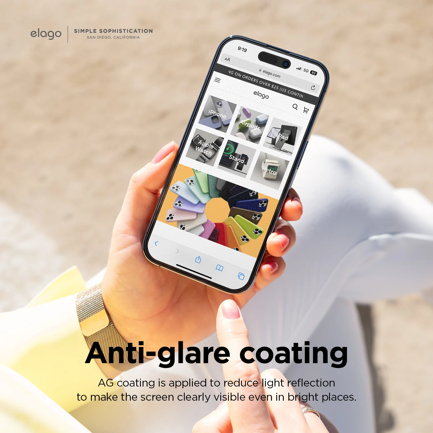 Anti Fingerprint Glass + Screen Protector for iPhone 14 Pro - Image 2