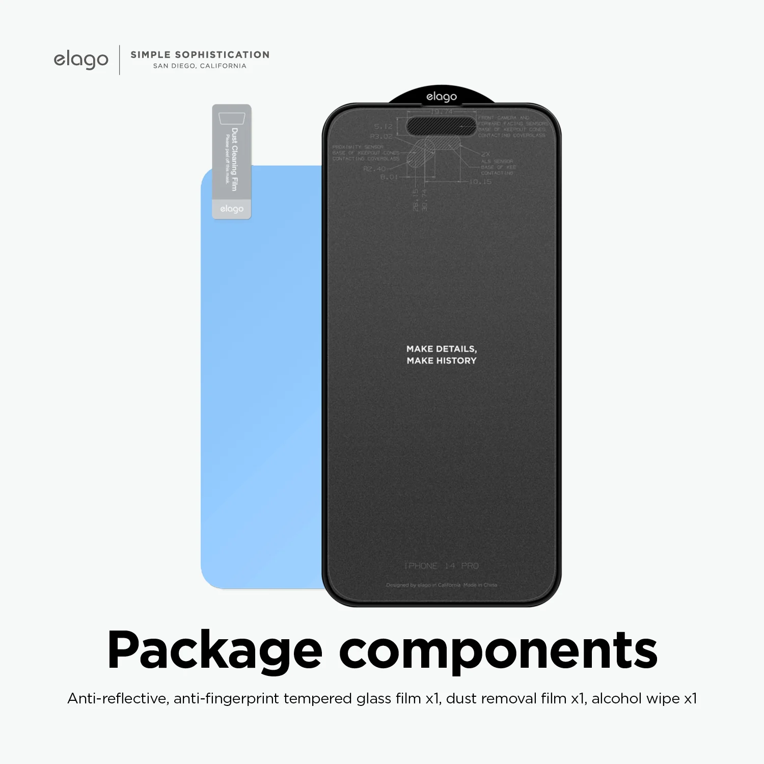 Anti Finger Glass+ Screen Protector for iPhone 14 Pro Max - Image 7