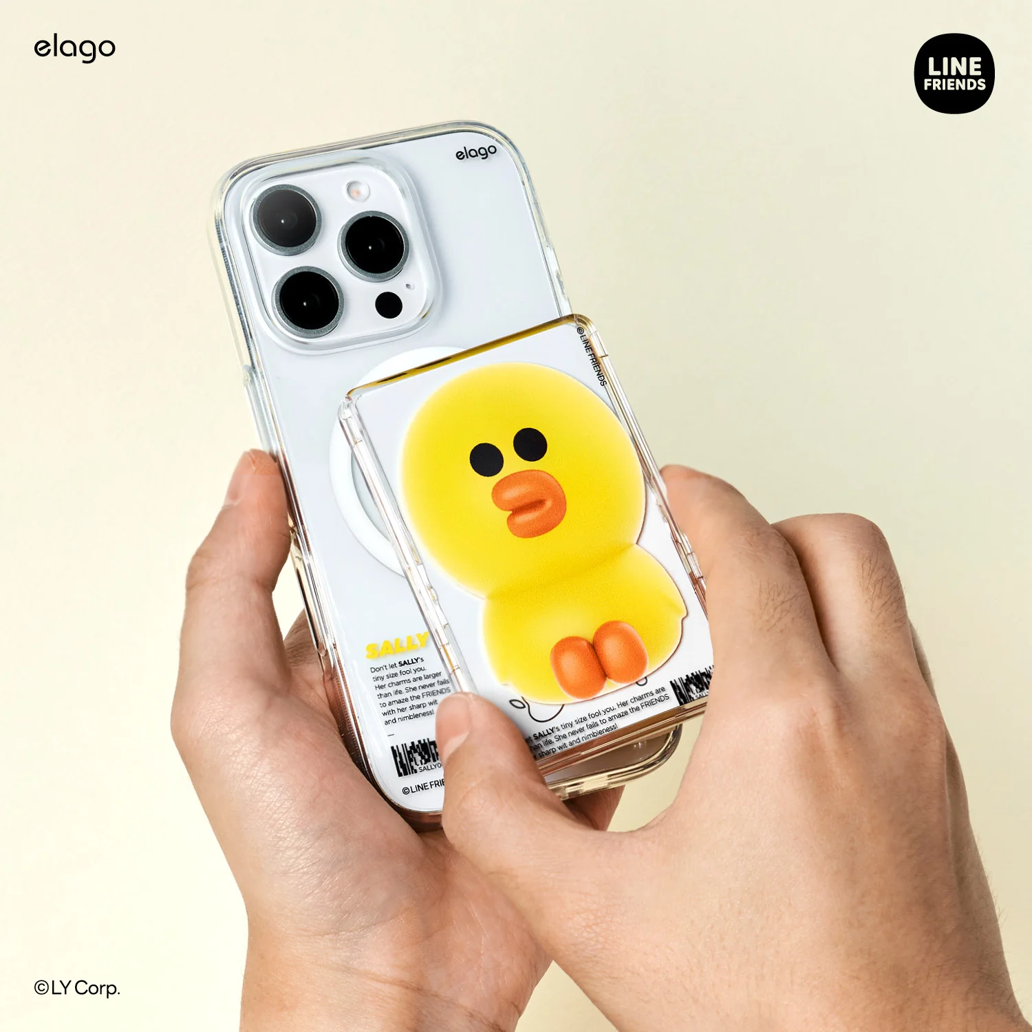LINE FRIENDS | BROWN & SALLY Figure Magnetic Card Pocket - Image 9