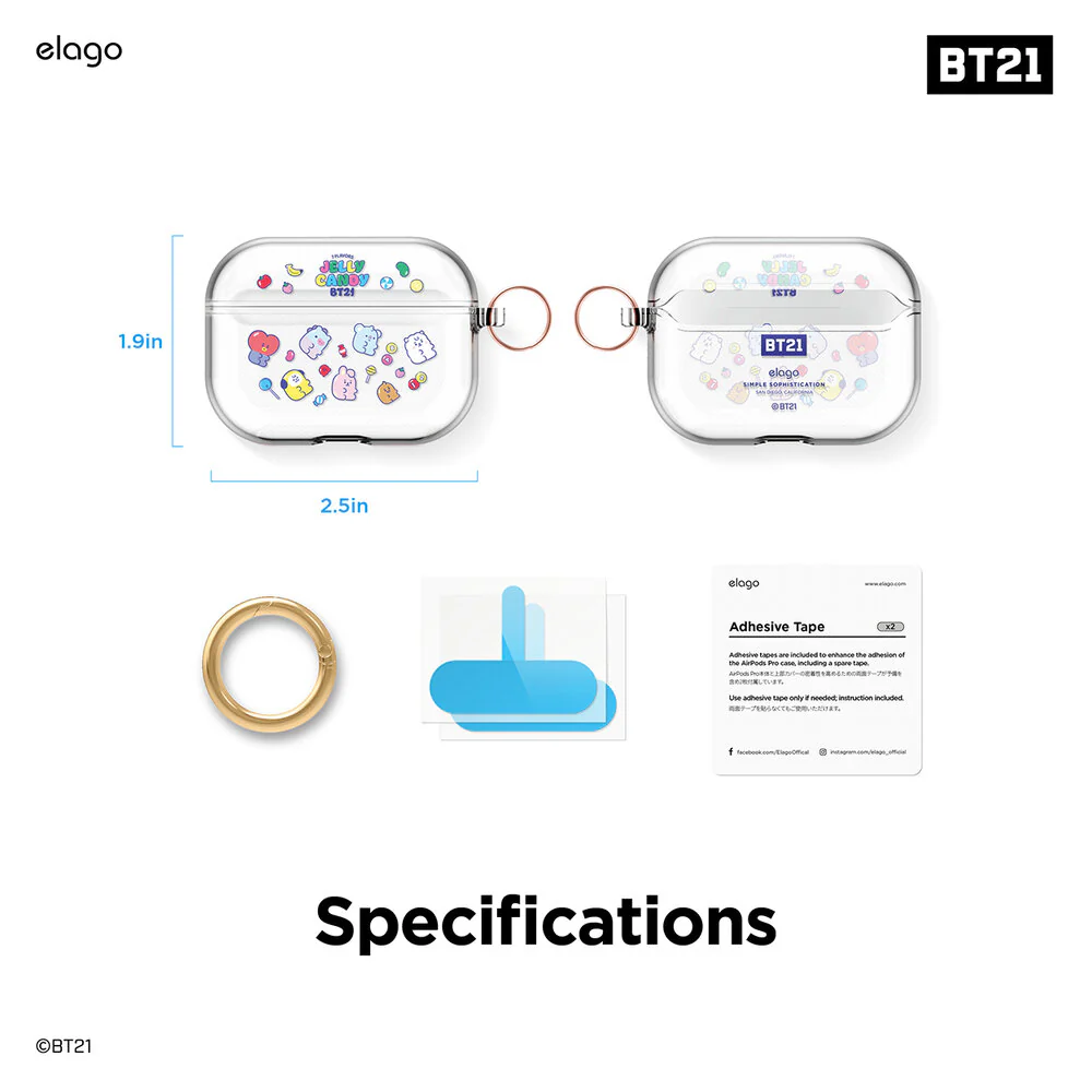 BT21 | elago Jelly Candy Case [8 Styles] - Image 15