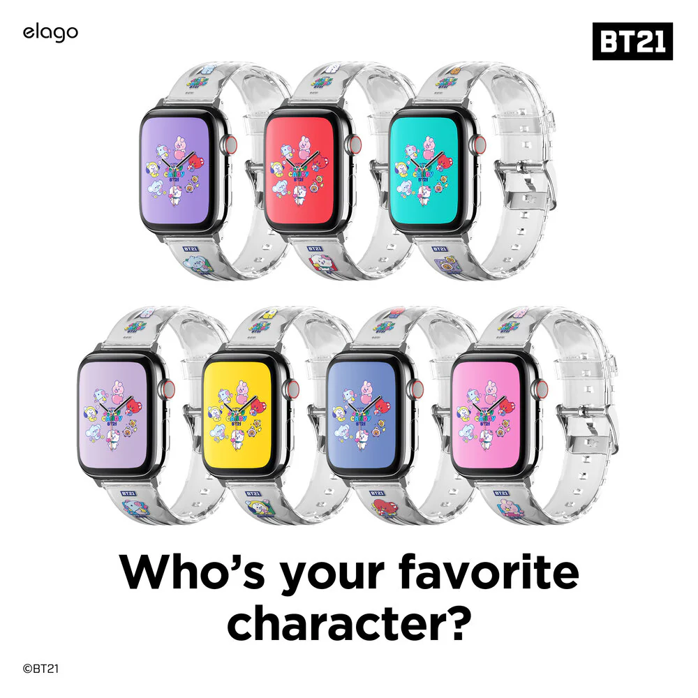 BT21 | elago 7 Flavors Strap [8 Styles] [2 Sizes] - Image 13