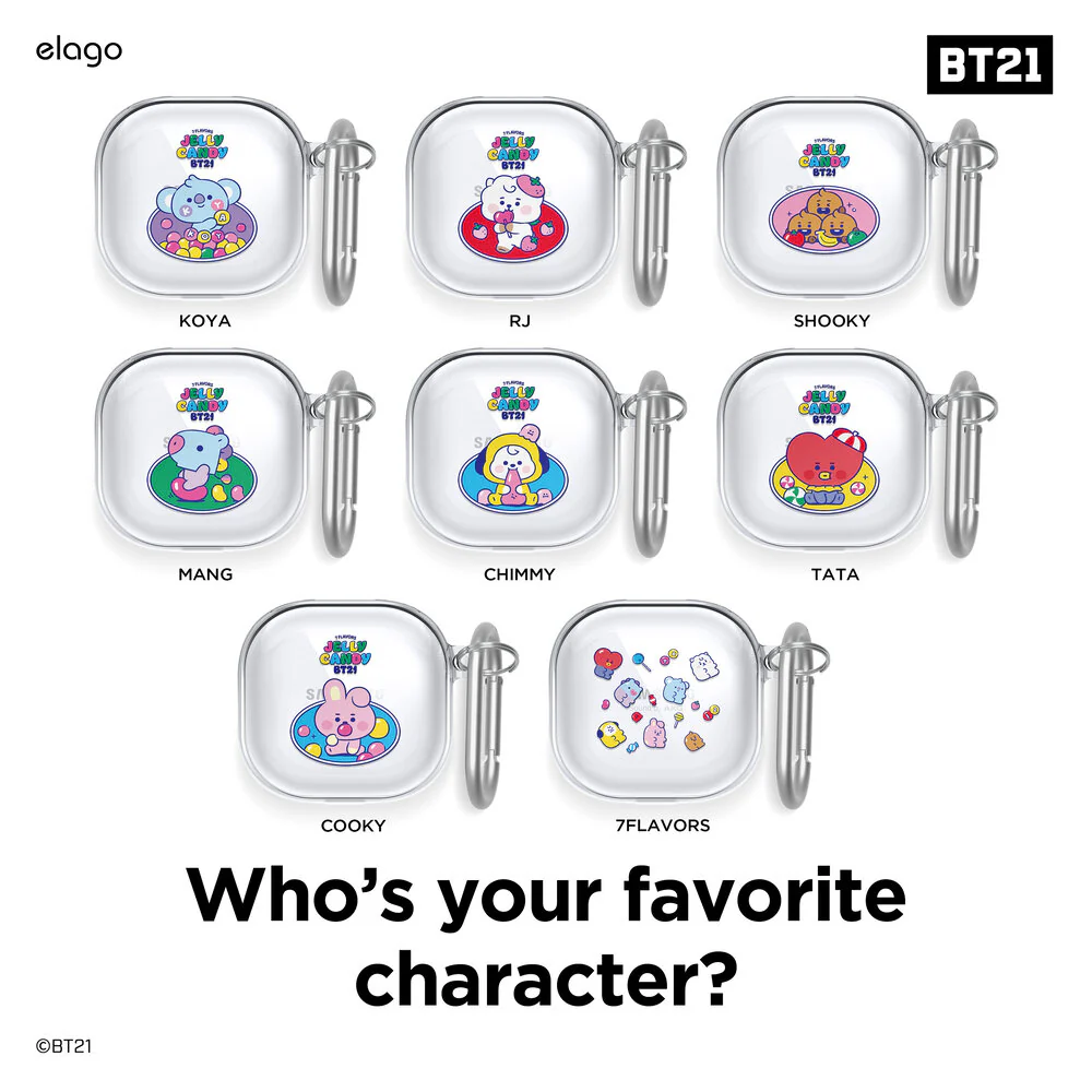 BT21 | elago Jelly Candy Case [8 Styles] - Image 14