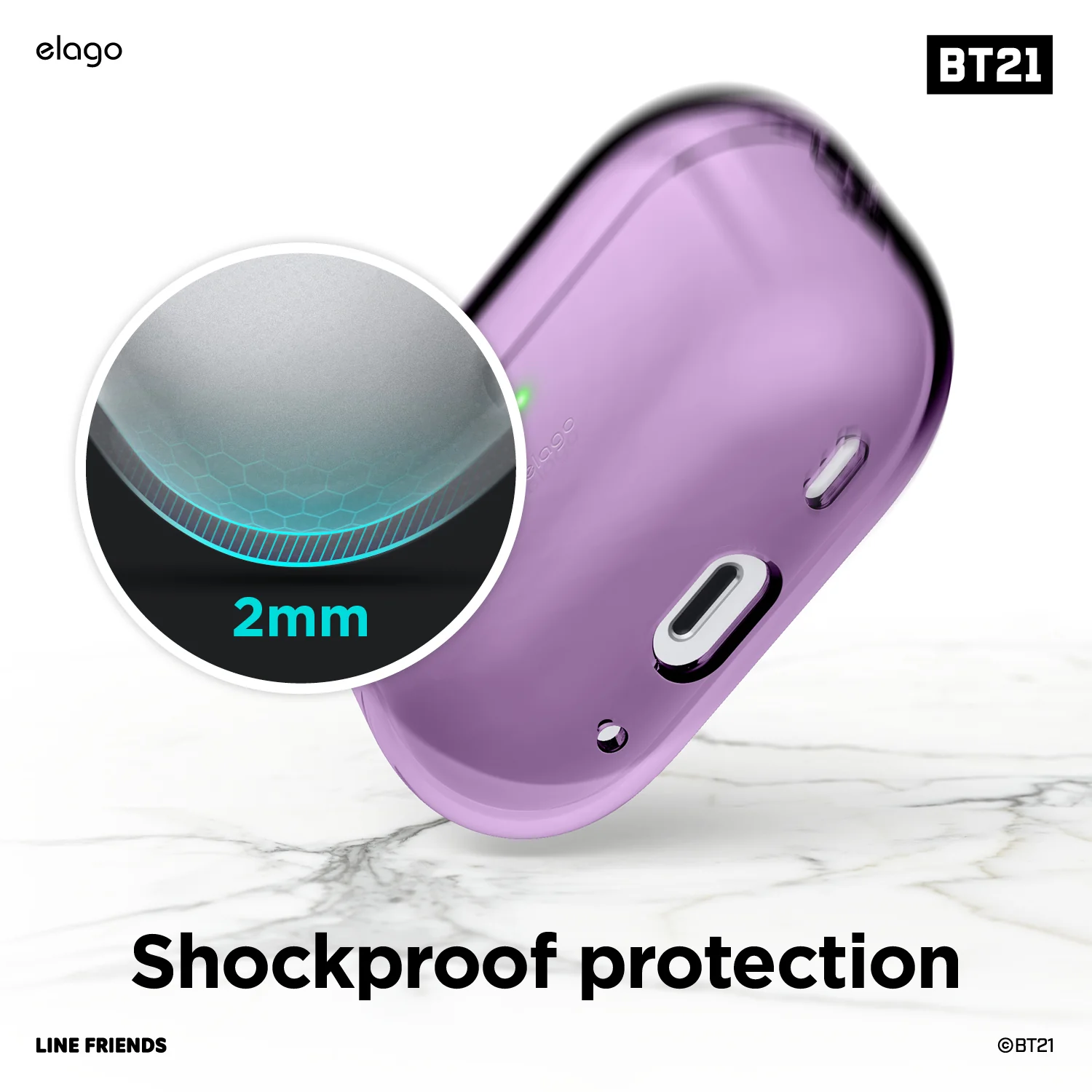 BT21 | elago Hope in Love Case - Image 4