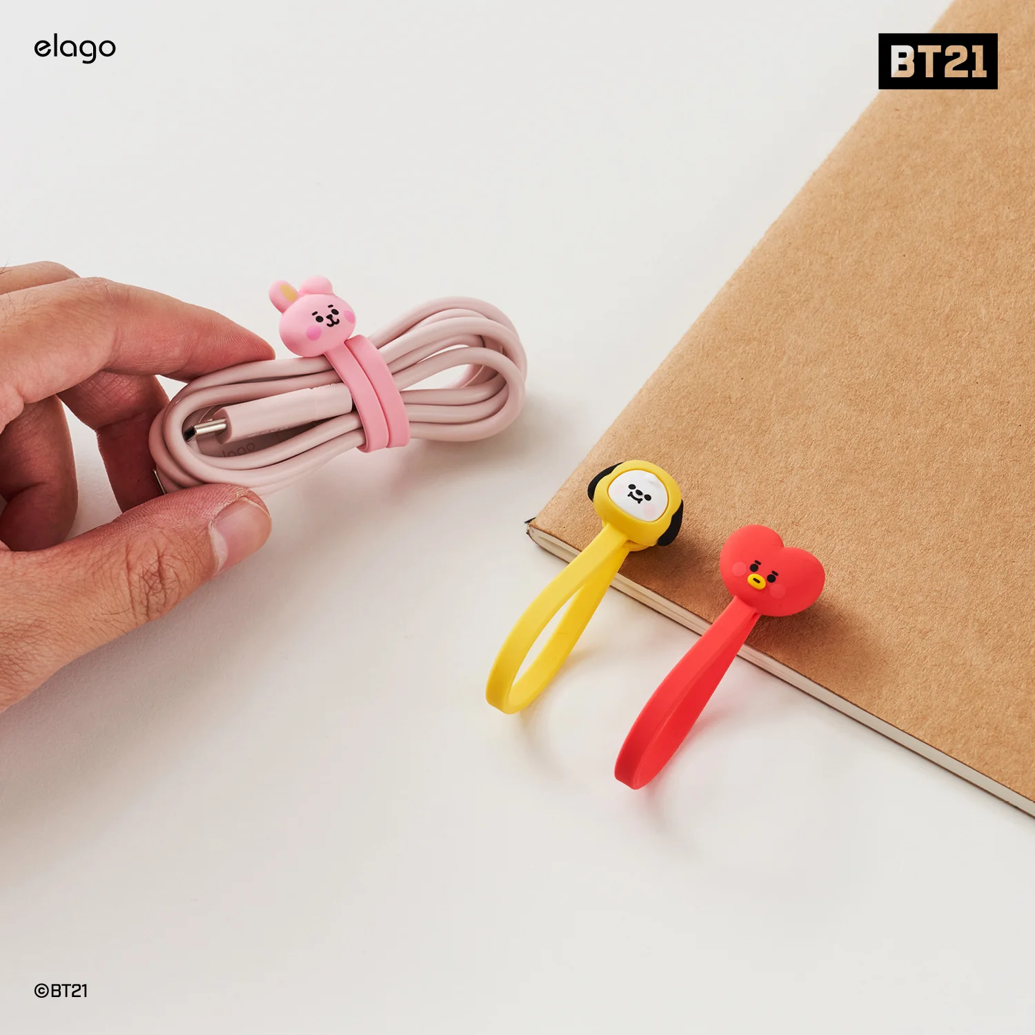 BT21 | elago Magnetic Cable Tie [7 Styles] - Image 15