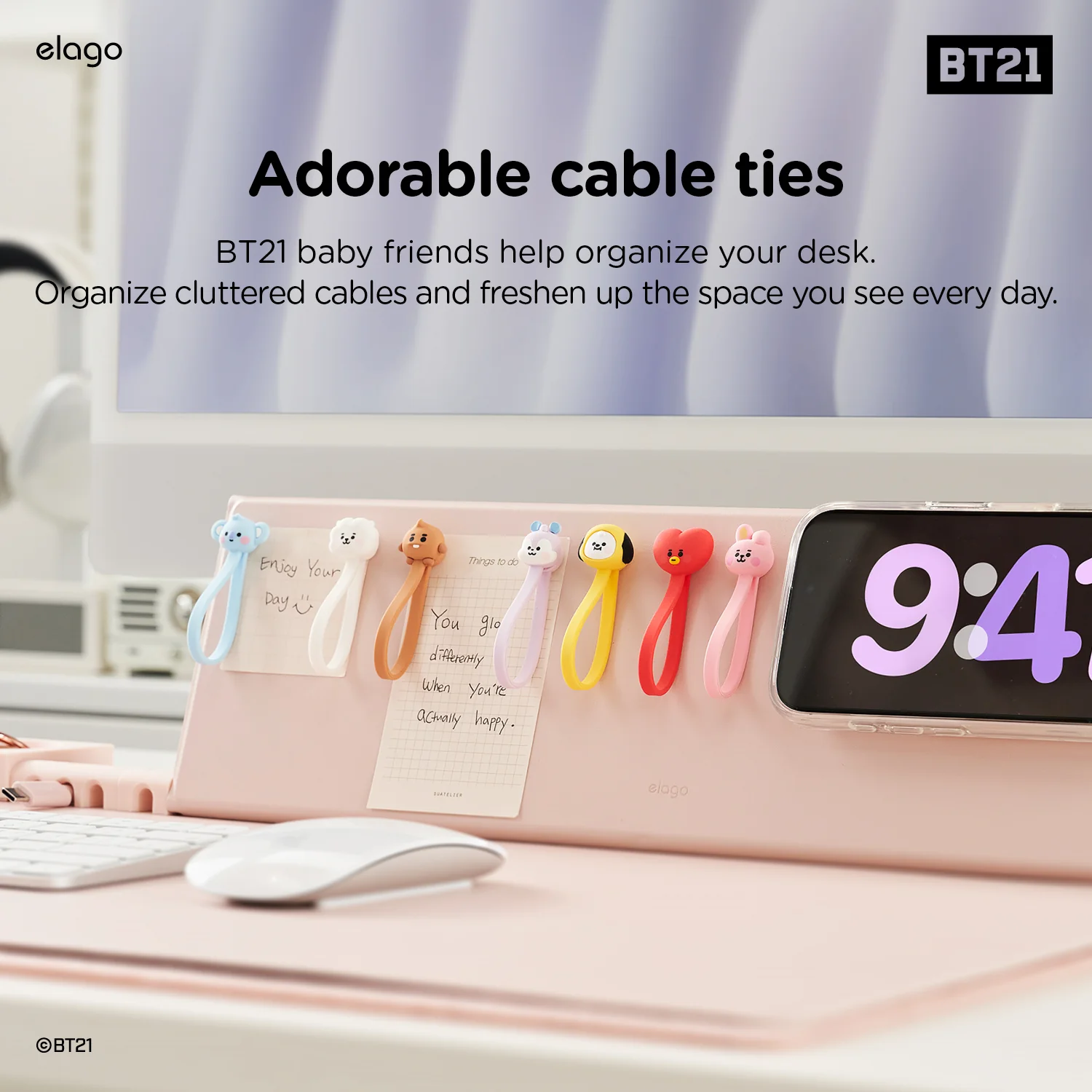 BT21 | elago Magnetic Cable Tie [7 Styles] - Image 8