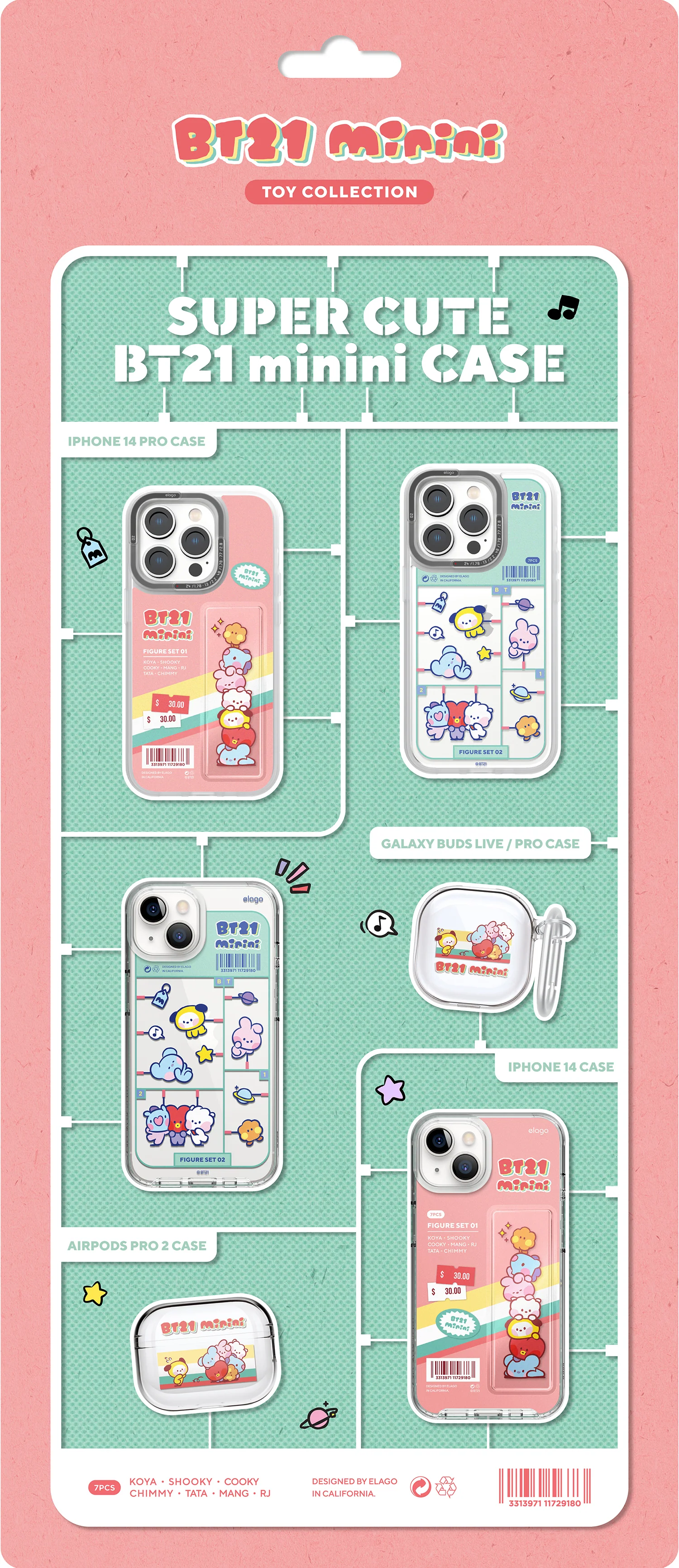 BT21 | elago Minini Case for iPhone 14 - Image 3