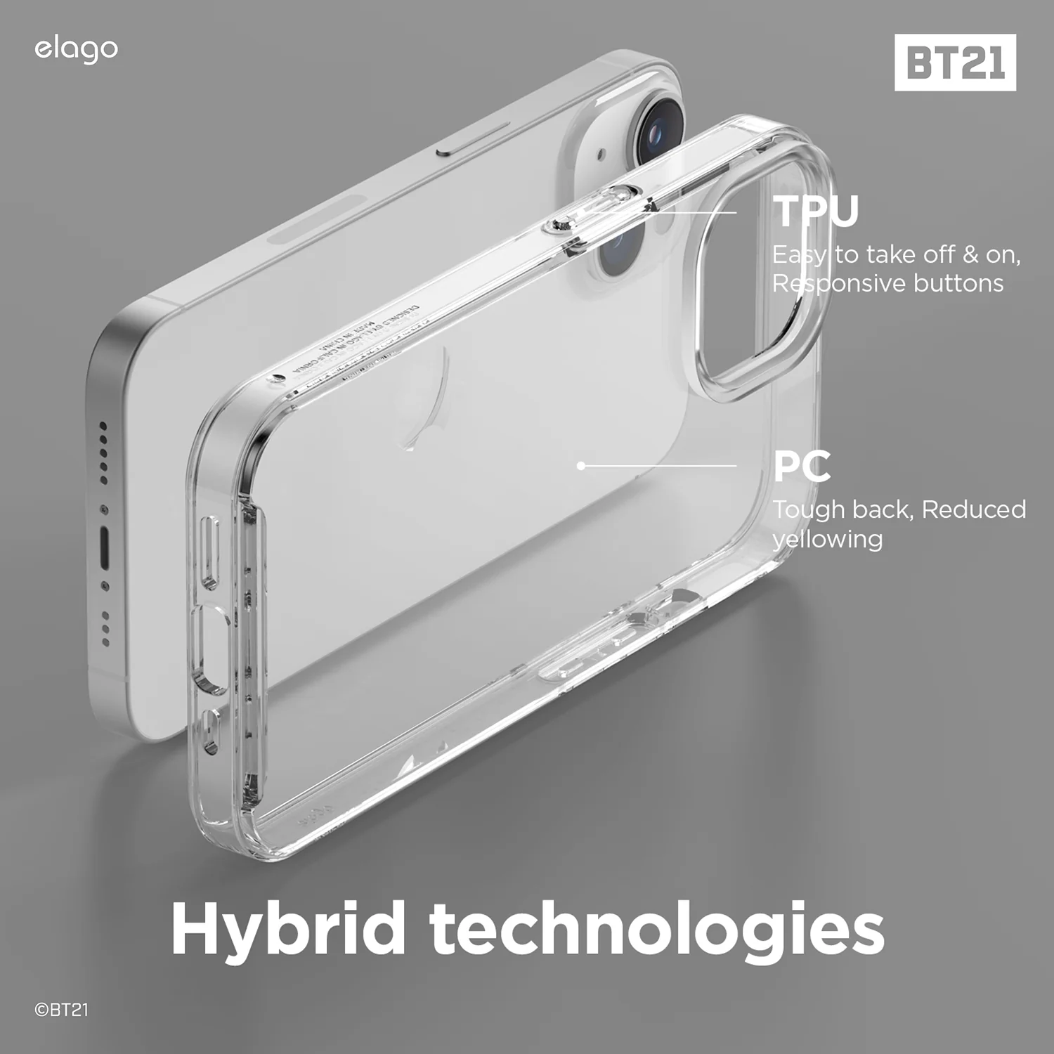 BT21 | elago Minini Case for iPhone 14 - Image 8