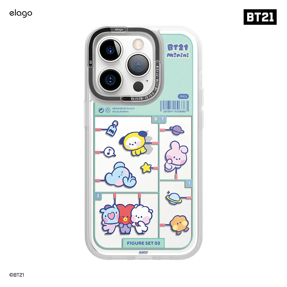 BT21 | elago Minini Dual Case for iPhone 14 Pro - Image 2