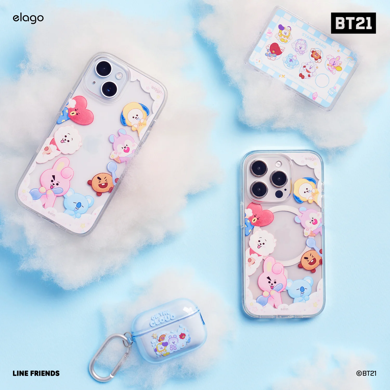 BT21 | elago On the Cloud MagSafe Hybrid Case for iPhone 15 Pro - Image 7