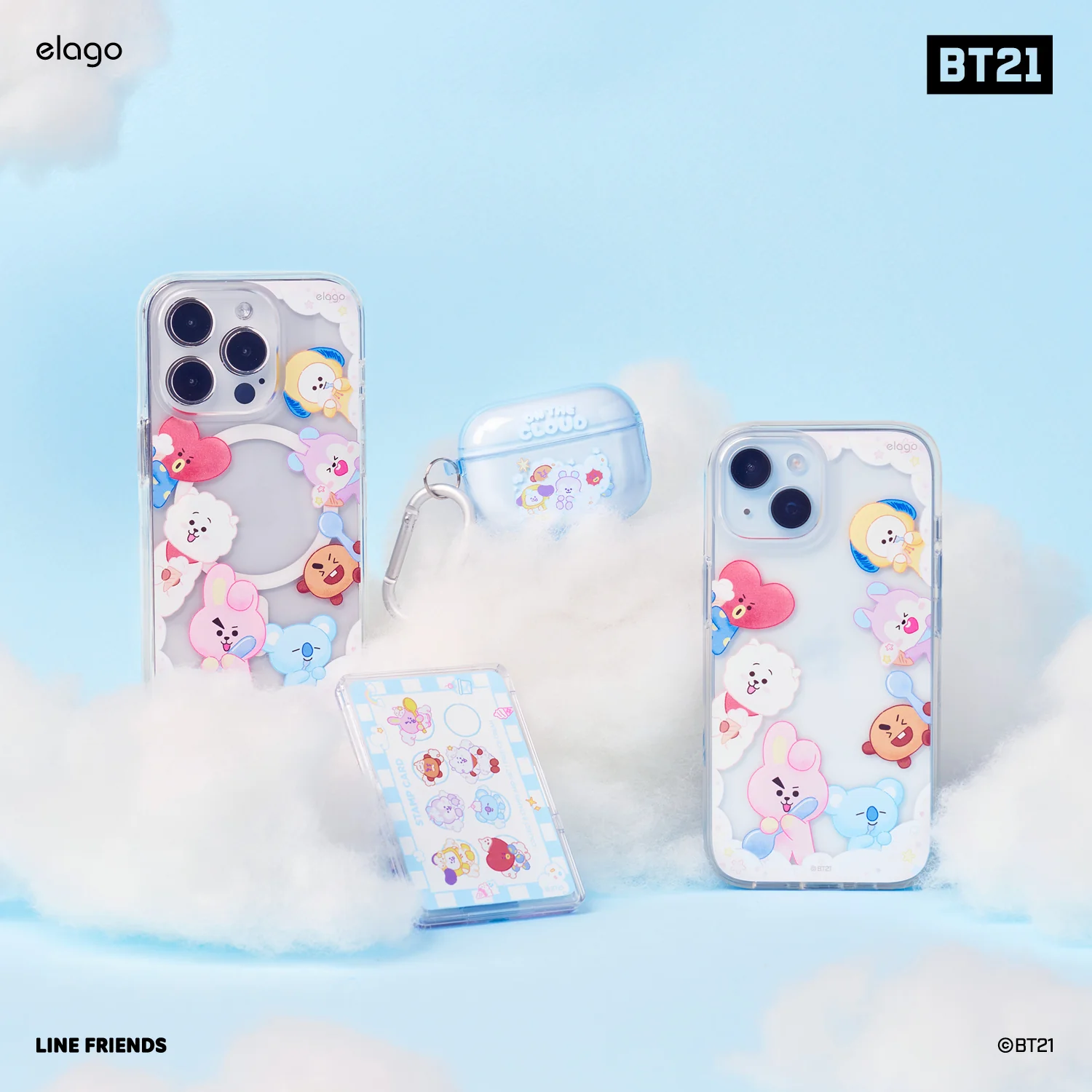 BT21 | elago On the Cloud MagSafe Hybrid Case for iPhone 15 Pro - Image 8