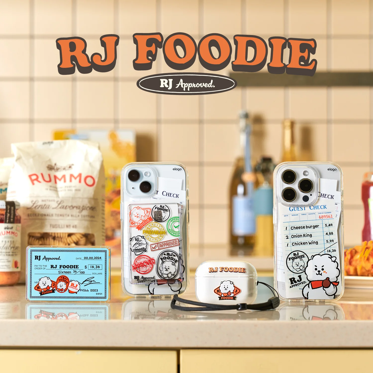 BT21  | elago RJ FOODIE MagSafe Hybrid Case for iPhone 15 - Image 6