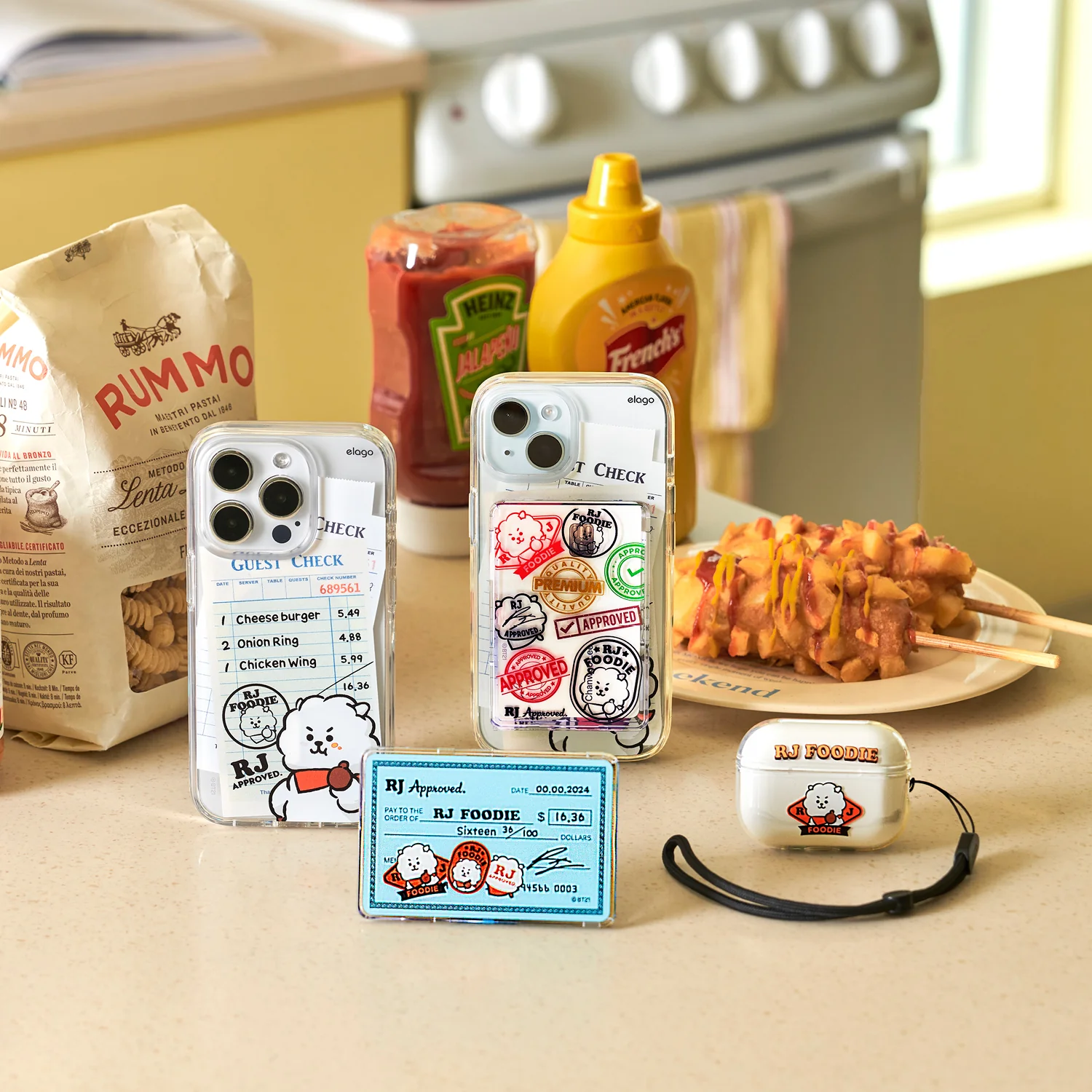 BT21  | elago RJ FOODIE MagSafe Hybrid Case for iPhone 15 - Image 7