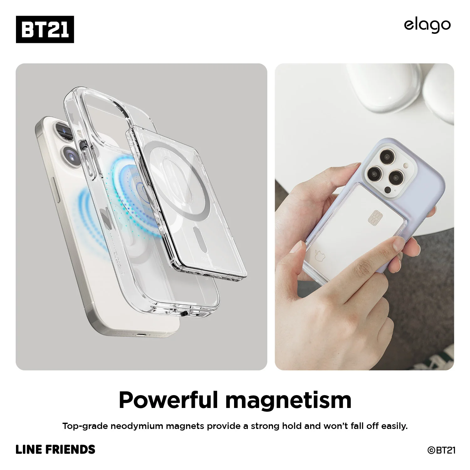 BT21 | elago Vivid Collection MagSafe Card Pocket - Image 4