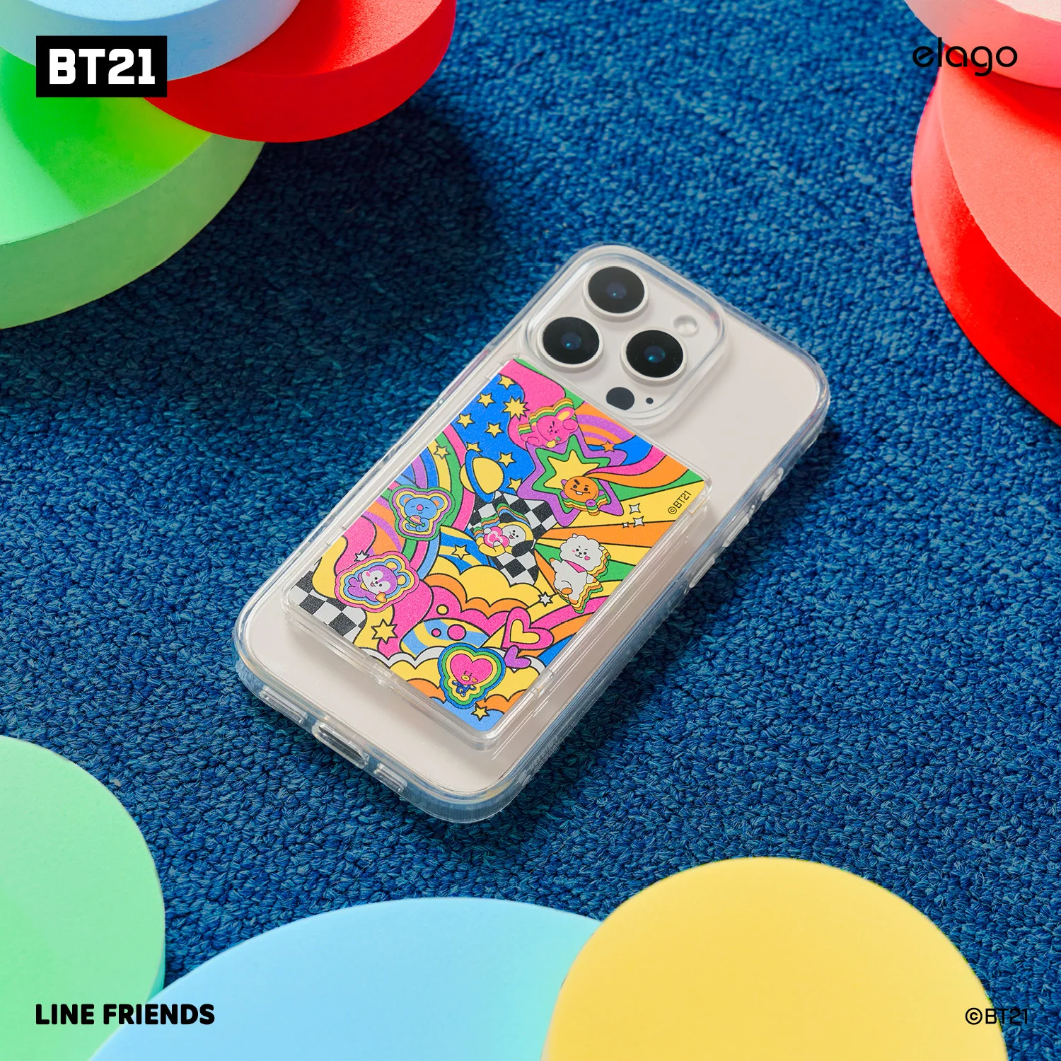 BT21 | elago Vivid Collection MagSafe Card Pocket - Image 6