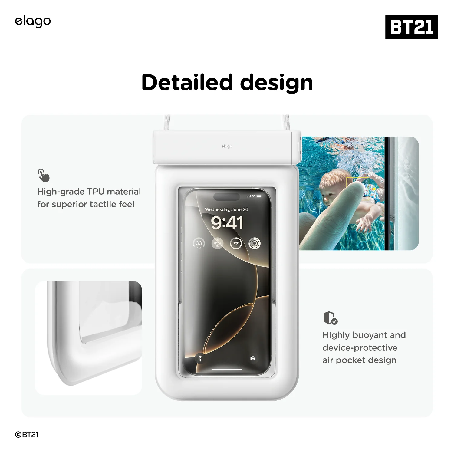 BT21 | elago Waterproof Pouch [7 Styles] - Image 11