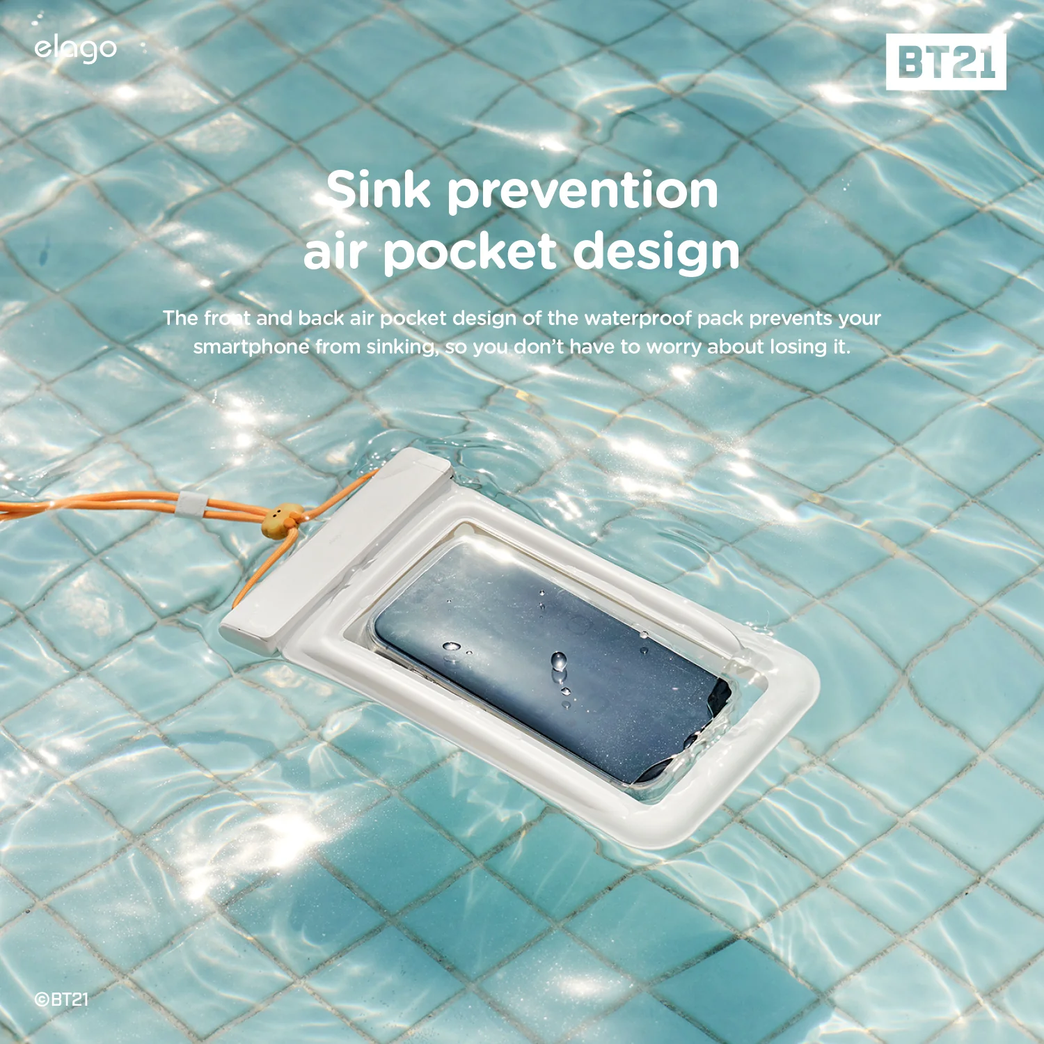 BT21 | elago Waterproof Pouch [7 Styles] - Image 12