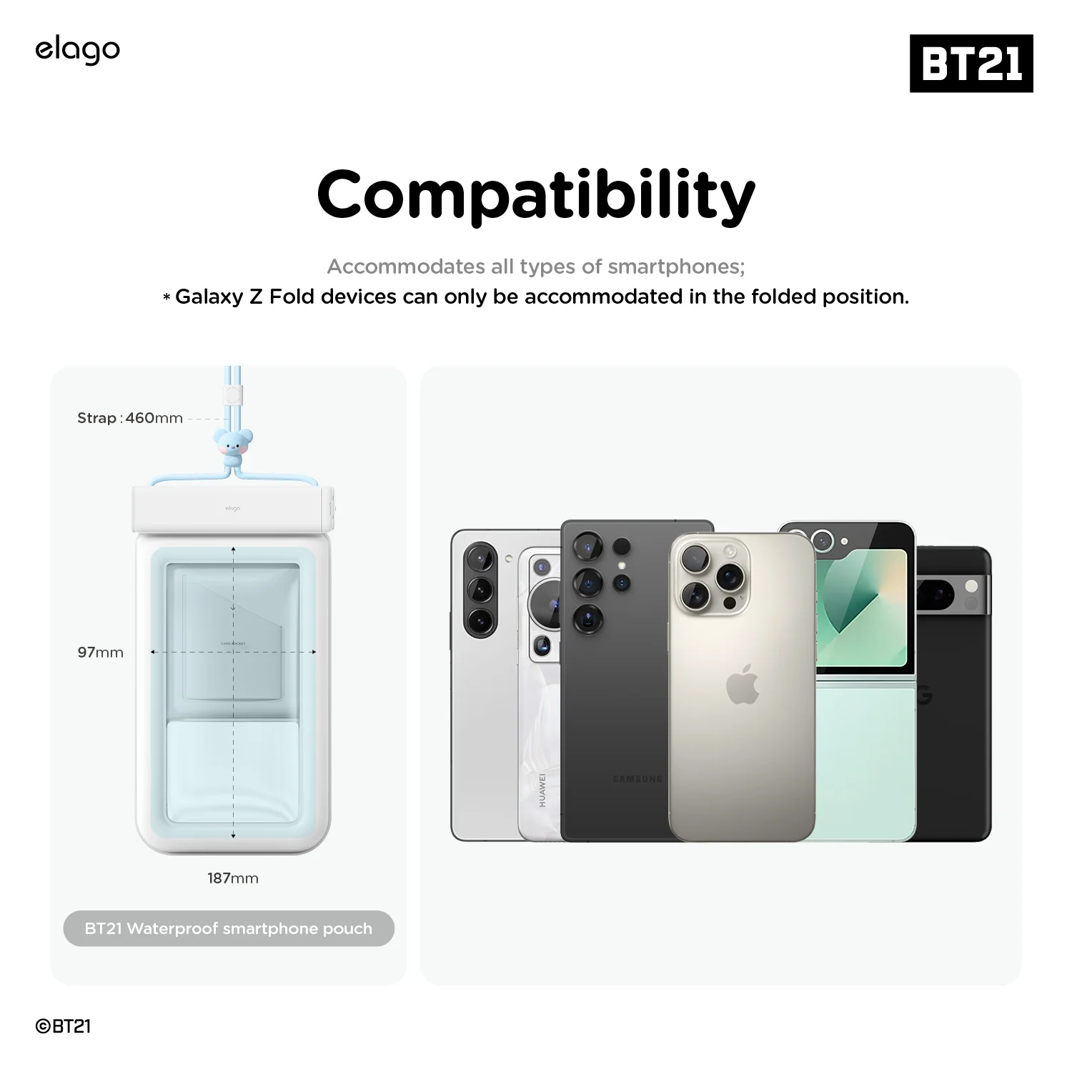 BT21 | elago Waterproof Pouch [7 Styles] - Image 15