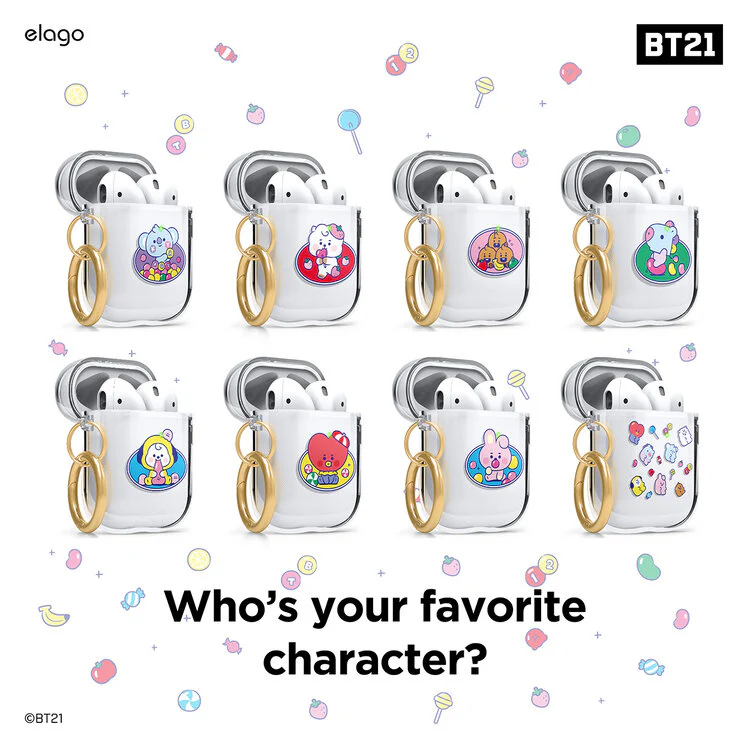 BT21 | elago Jelly Candy Case [8 Styles] - Image 14