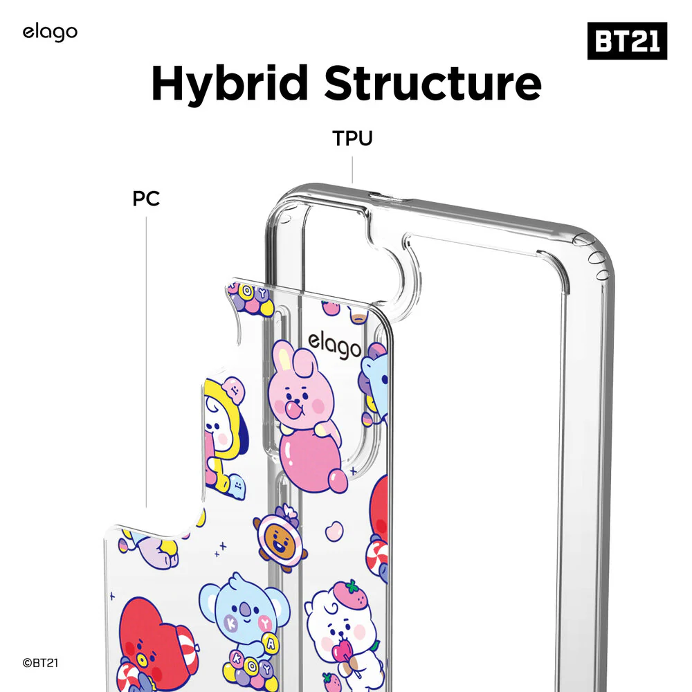 BT21 I elago Galaxy S21 Hybrid Case [8 Styles] - Image 11
