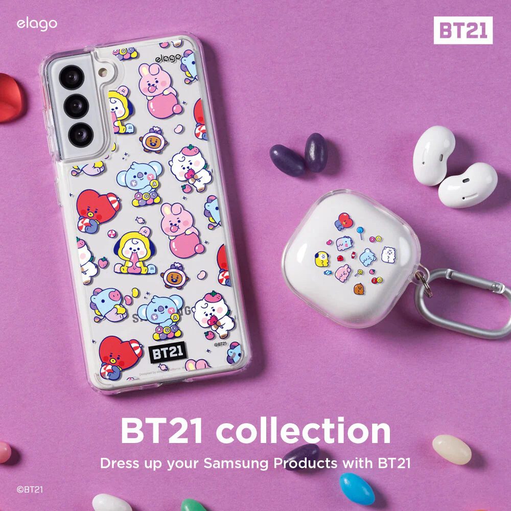 BT21 I elago Galaxy S21 Hybrid Case [8 Styles] - Image 17