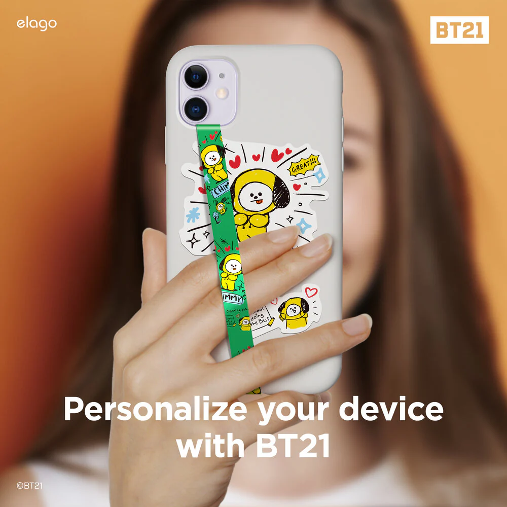 BT21 | elago Phone Strap with Stickers [8 Styles] - Image 10