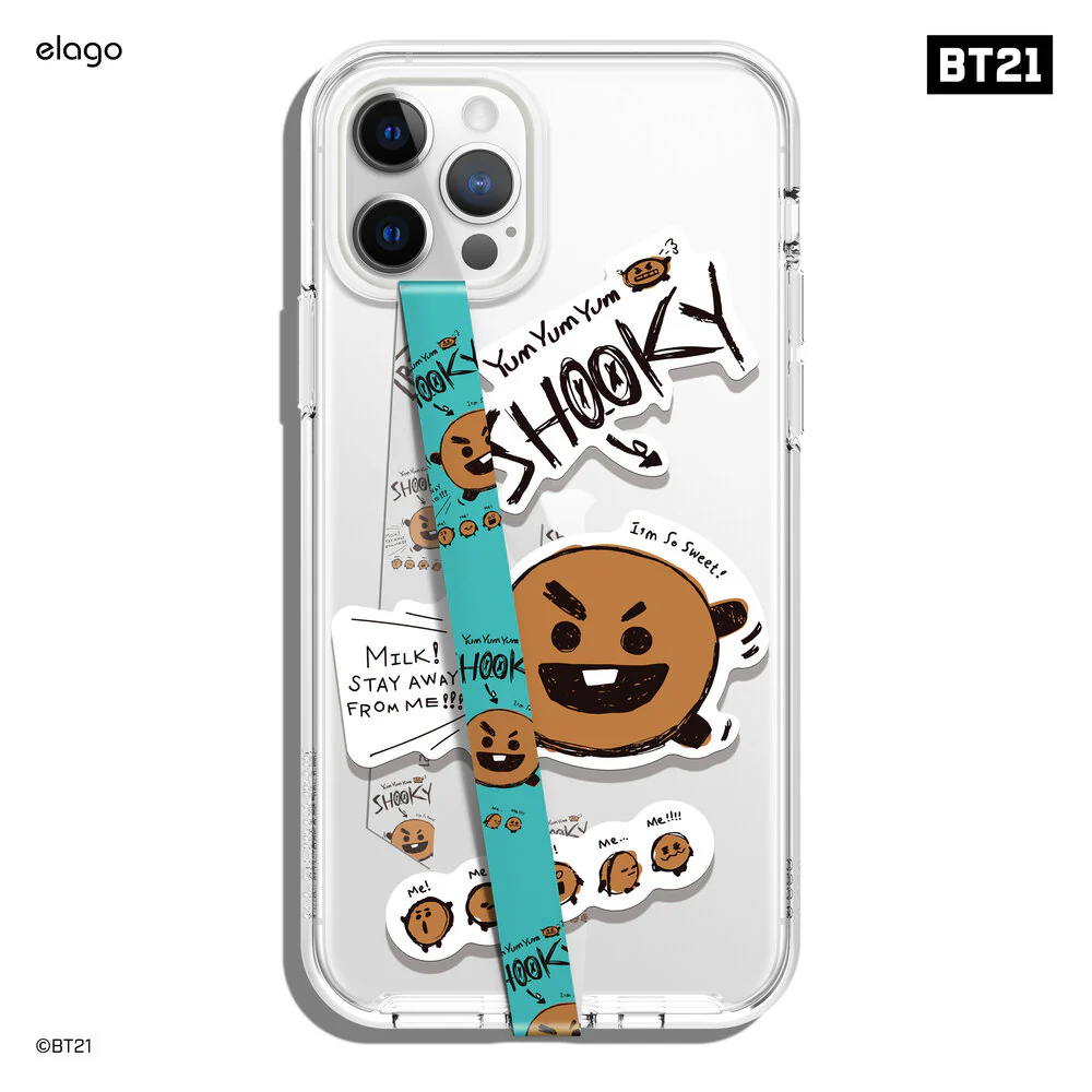 BT21 | elago Phone Strap with Stickers [8 Styles] - Image 6