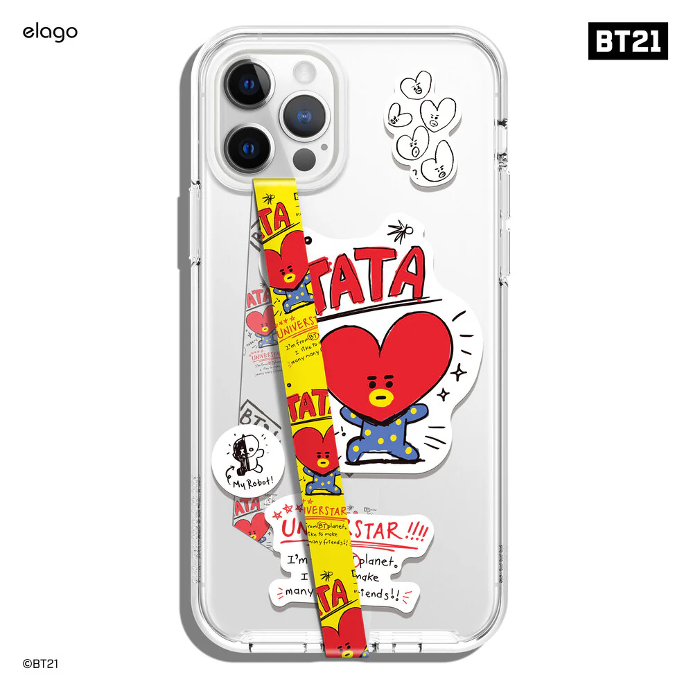 BT21 | elago Phone Strap with Stickers [8 Styles] - Image 8