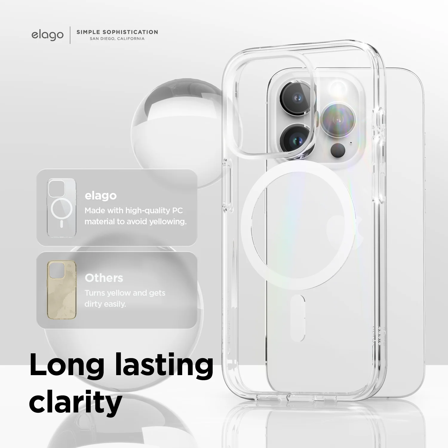 Cassette Tape 2 Monthly elago MagSafe Hybrid Clear Case - Image 5
