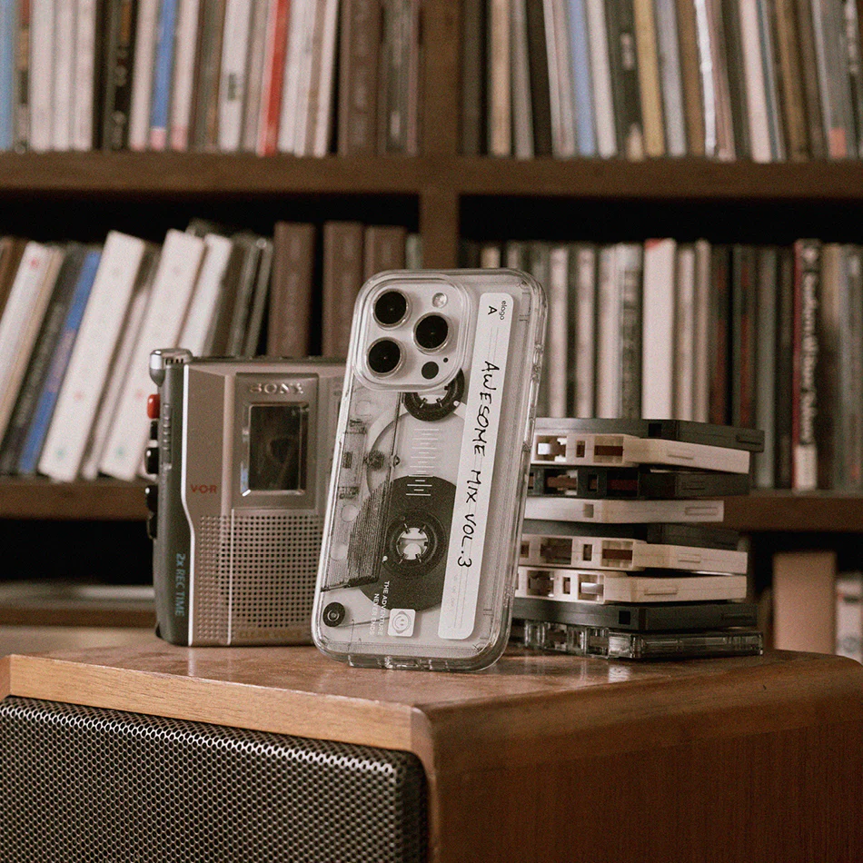 Cassette Tape 2 Monthly elago MagSafe Hybrid Clear Case - Image 9
