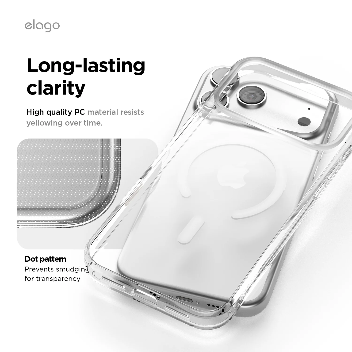 Cassette Tape 2 Monthly elago MagSafe Hybrid Clear Case - Image 4
