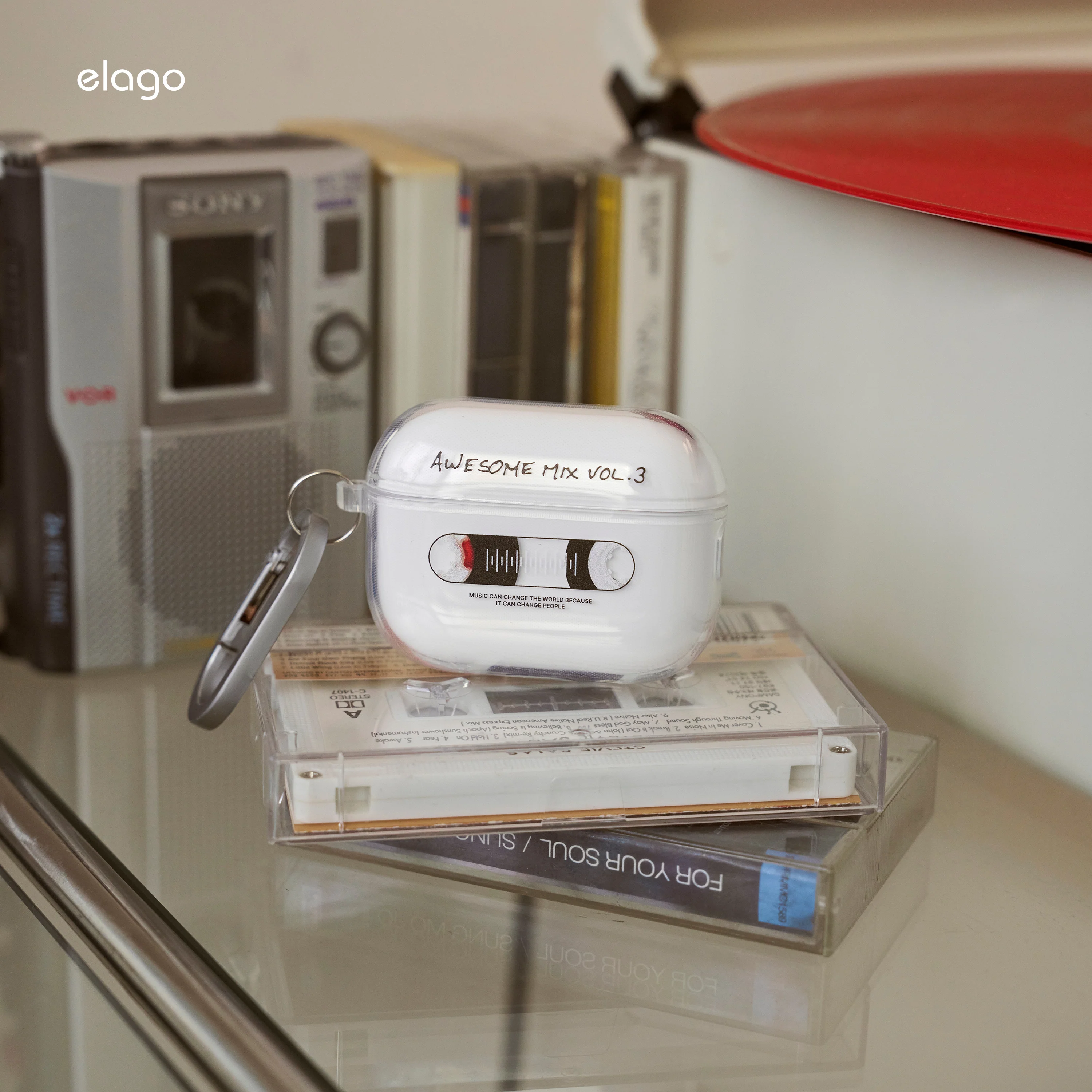 Cassette Tape 2 Monthly elago Clear Case - Image 8