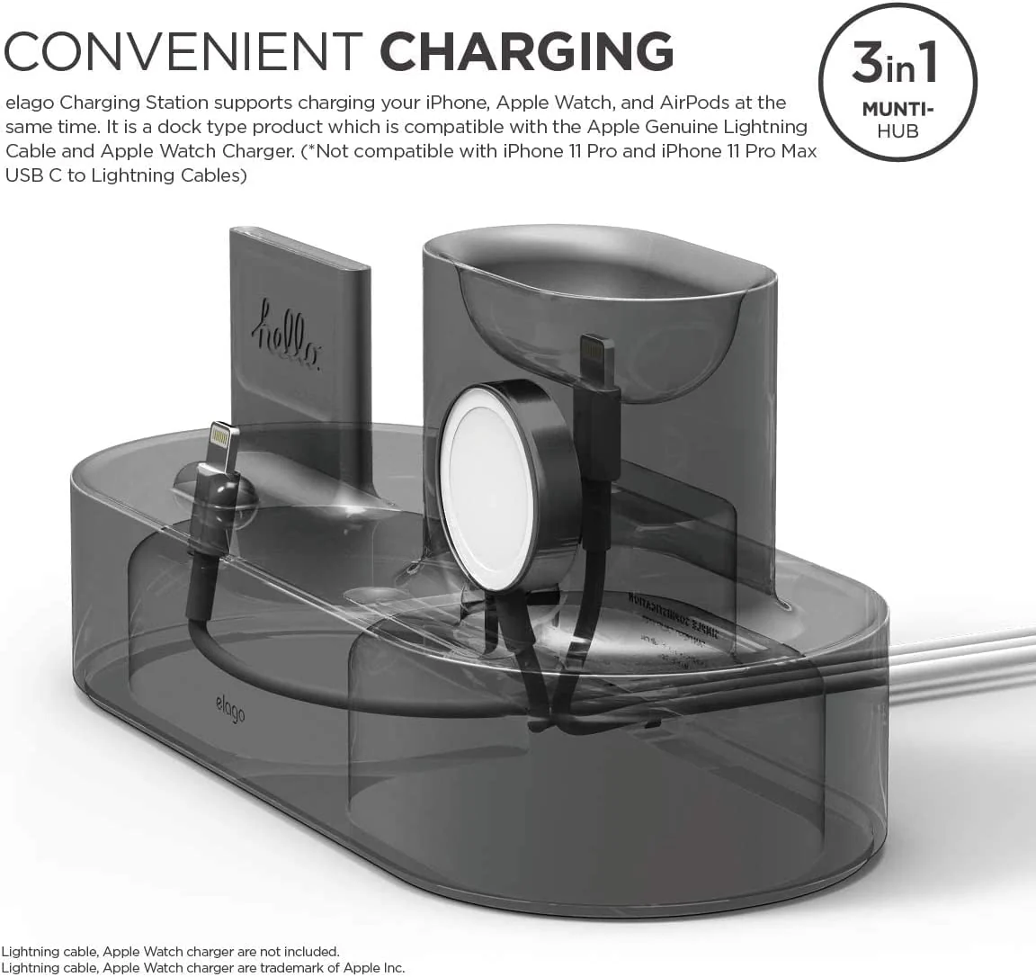3 in 1 Charging Hub [Type A] [4 Colors] - Image 5