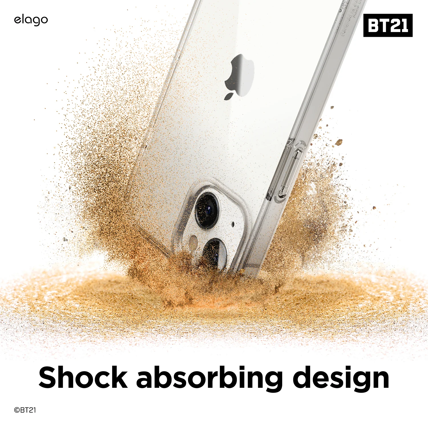 BT21 | elago Flower Case for iPhone 13 Mini - Image 7