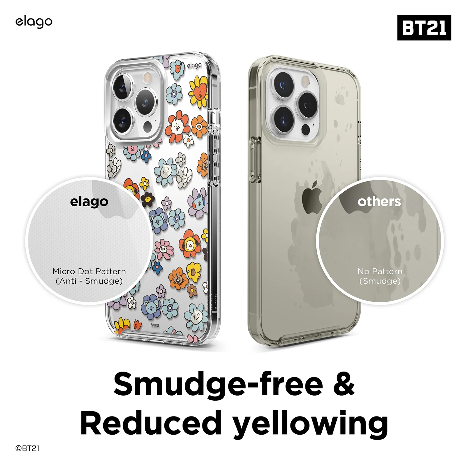 BT21 | elago Flower Case for iPhone 13 Pro - Image 6