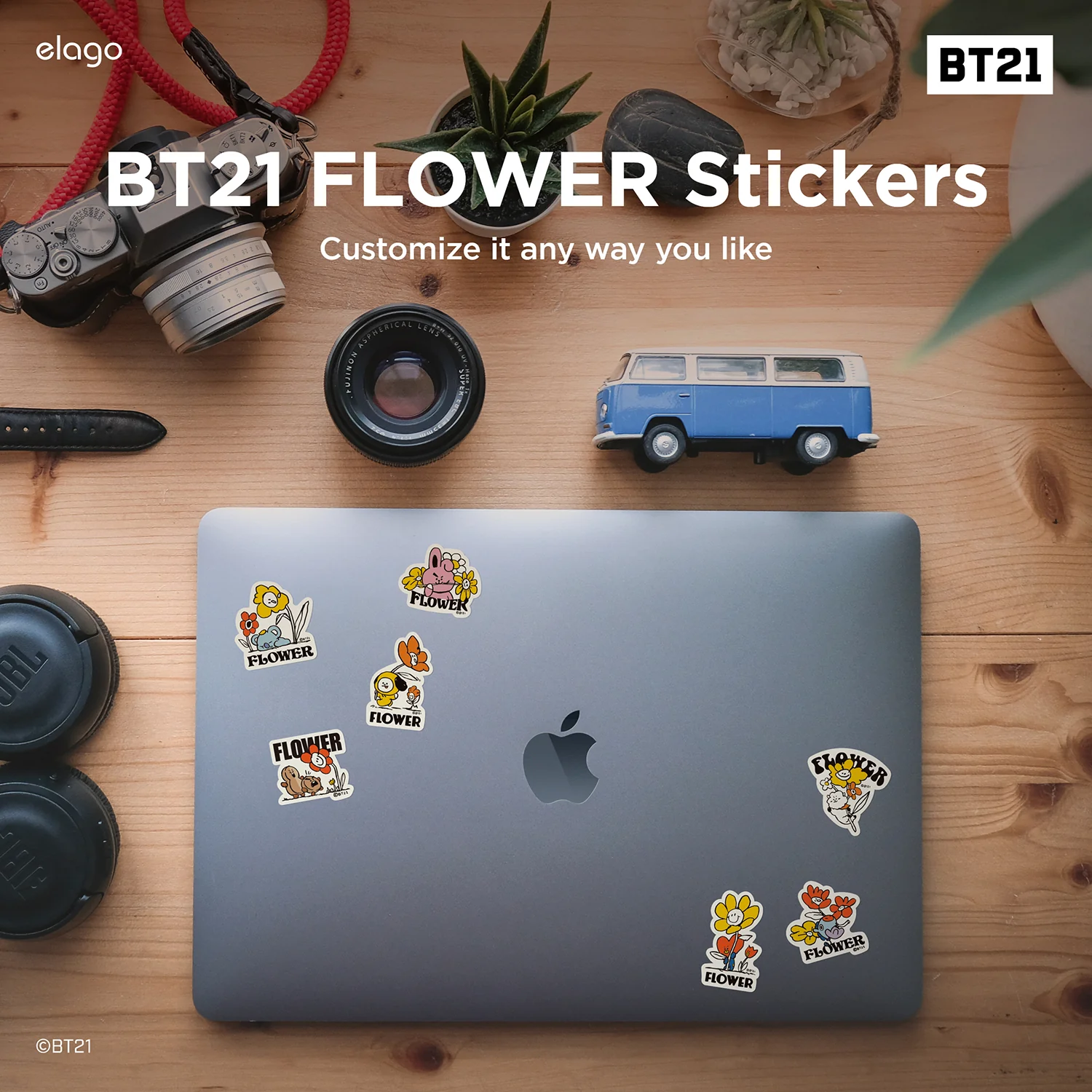 BT21 | elago Flower Case for iPhone 13 Pro - Image 9