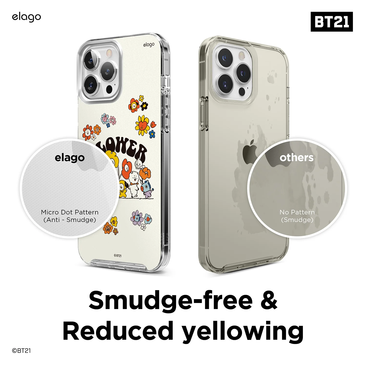 BT21 | elago Flower Case for iPhone 13 Pro Max - Image 6