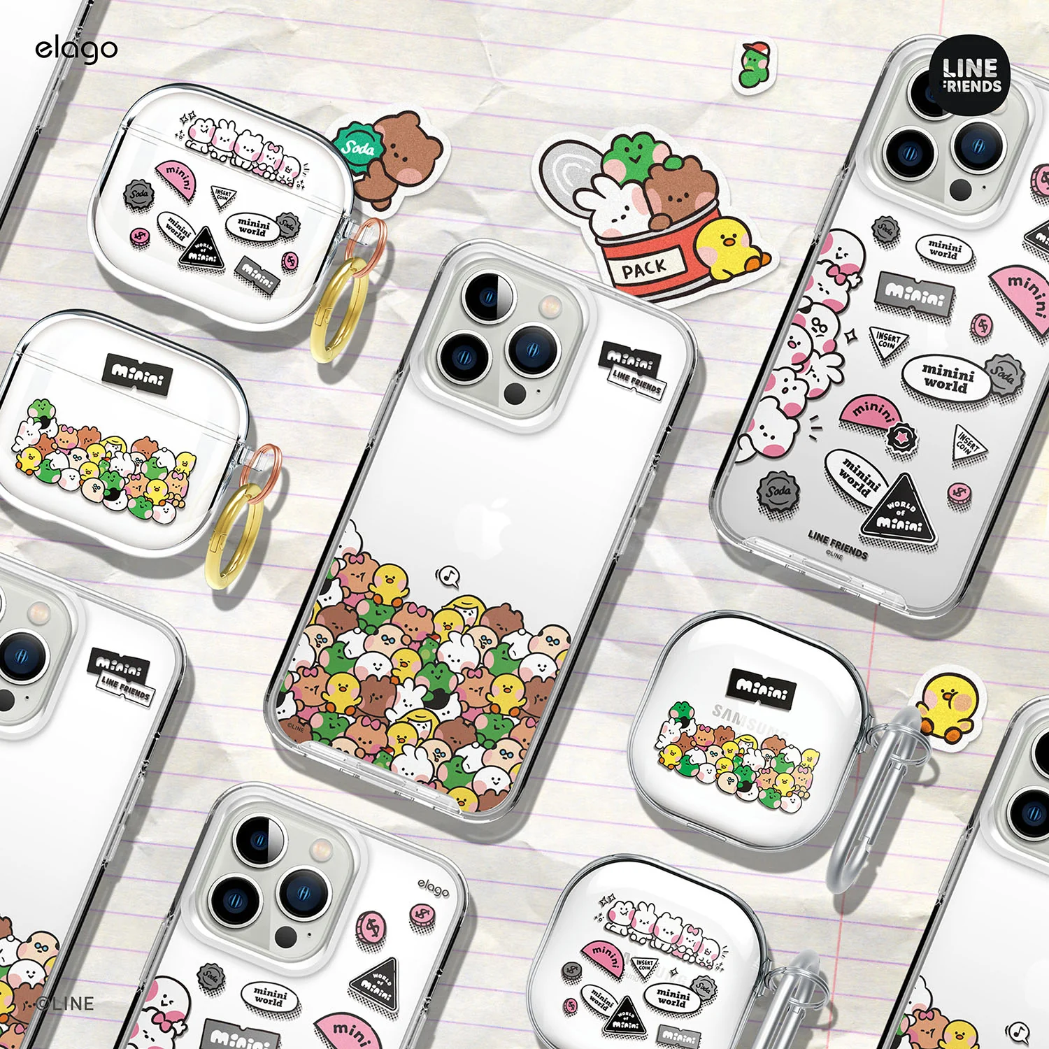 LINE FRIENDS | B&F Collection minini case [2 Styles] - Image 10