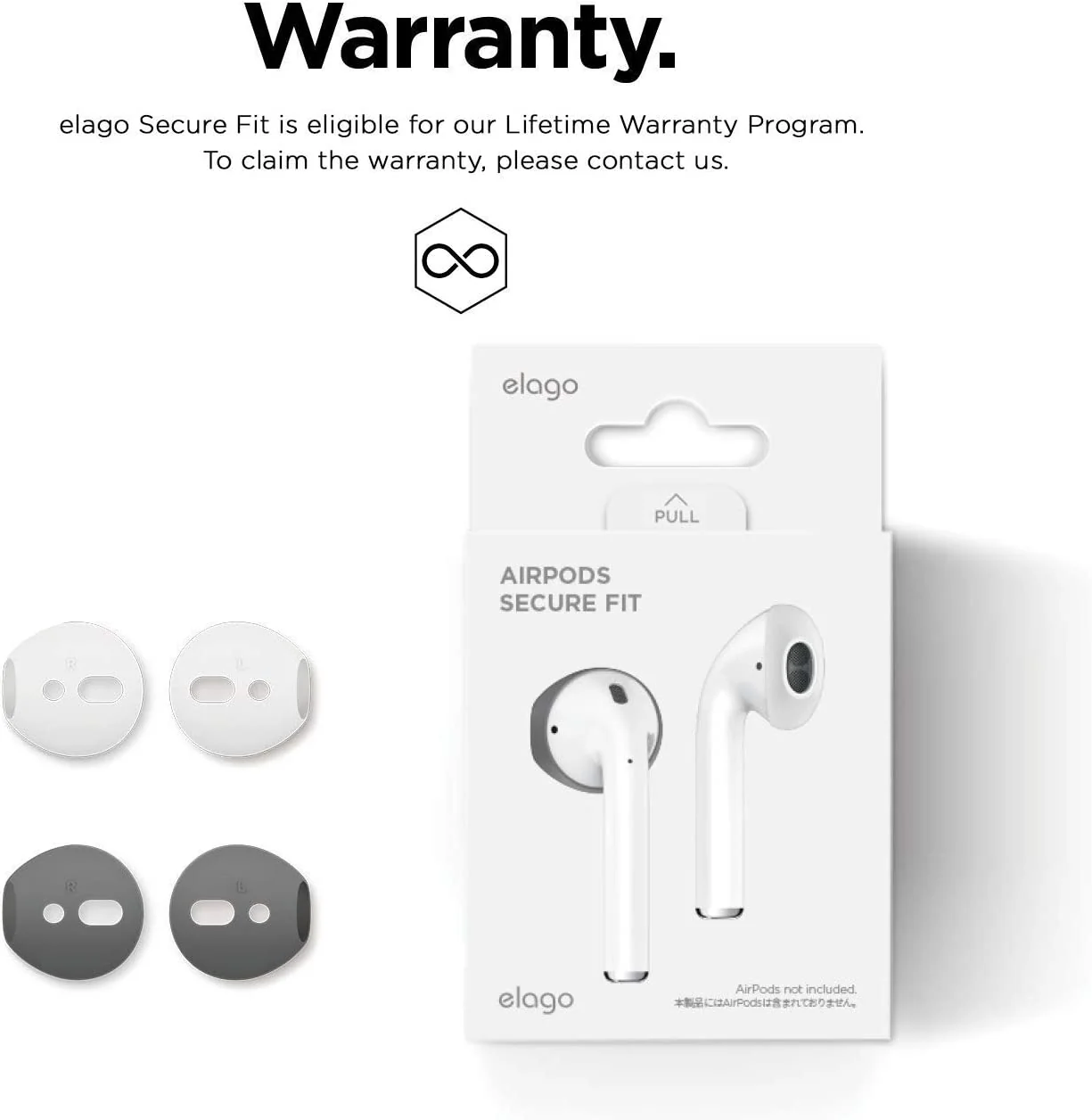 Ear Tip Cover [2 Pairs of 2 Colors] [6 Styles] - Image 13