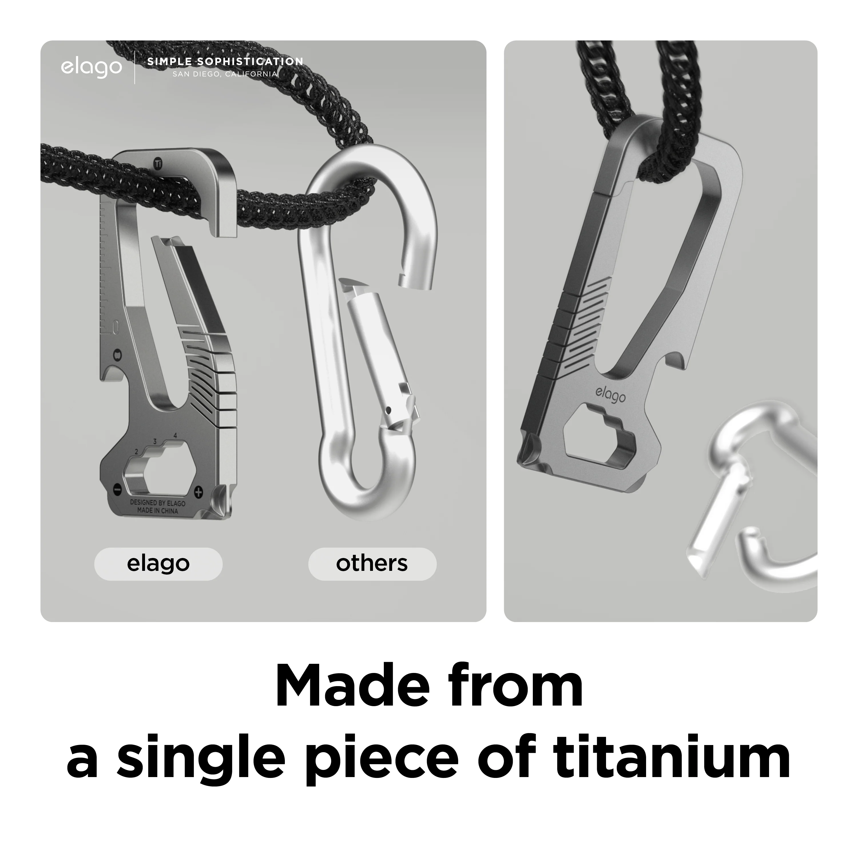 EDC Titanium Carabiner - Image 3